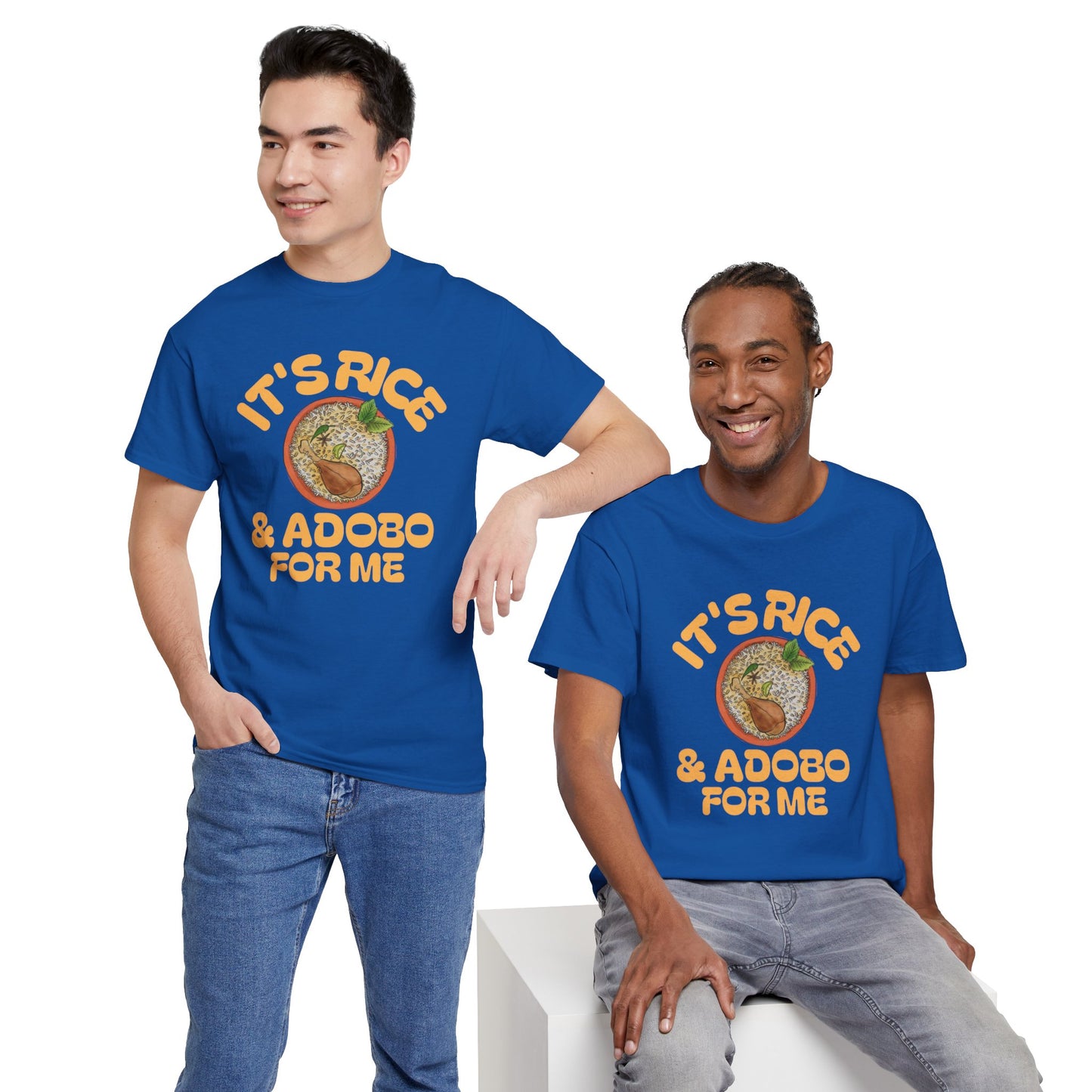 It's Rice and Adobo For Me Men's Cotton Tee