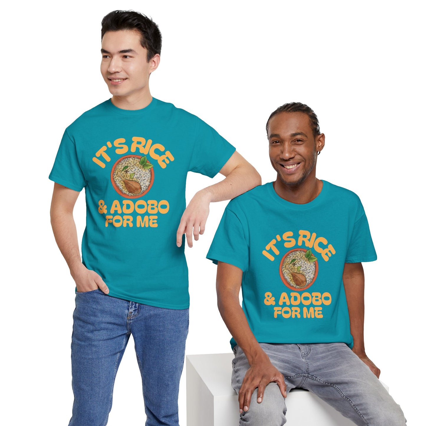 It's Rice and Adobo For Me Men's Cotton Tee