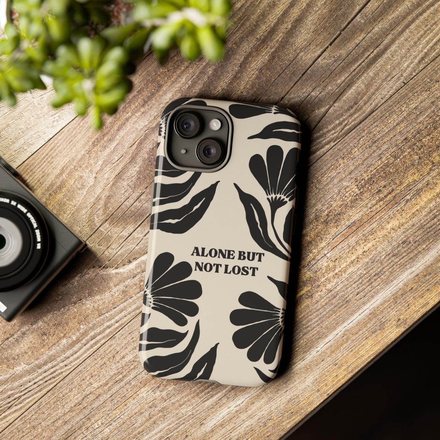'Alone But Not Lost' Phone Case