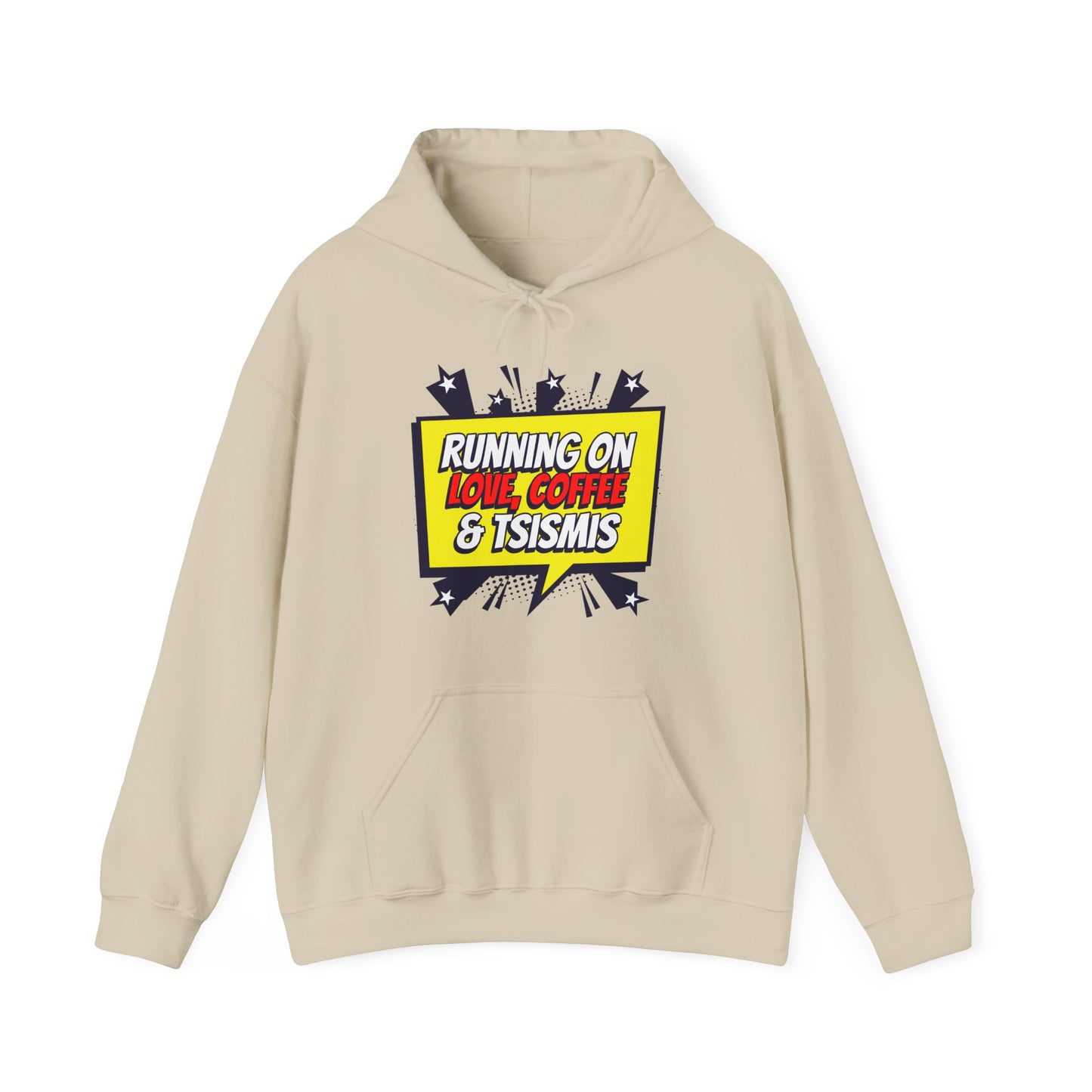 Running on Love, Coffee & Tsismis Hoodie