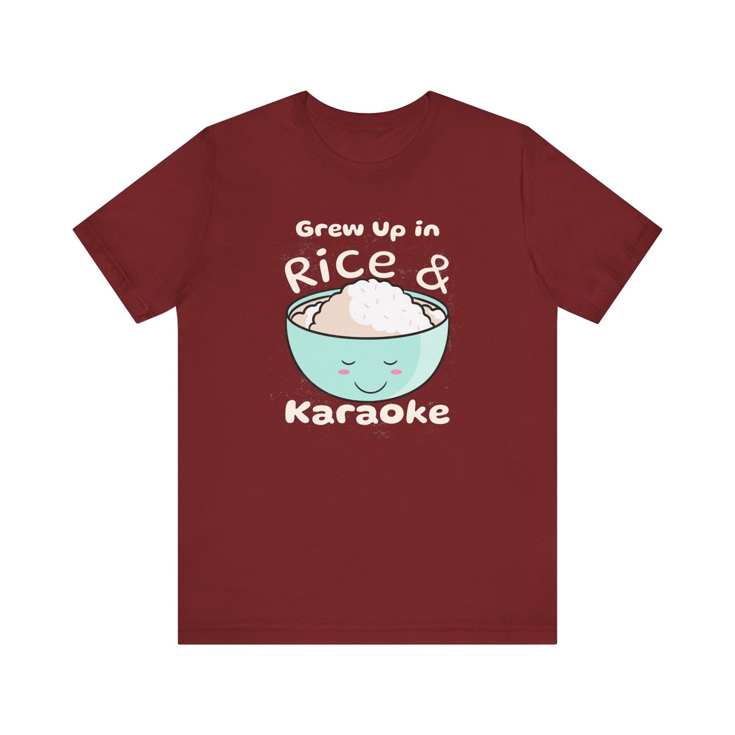 Grew Up in Rice and Karaoke Premium Soft Men's Tee