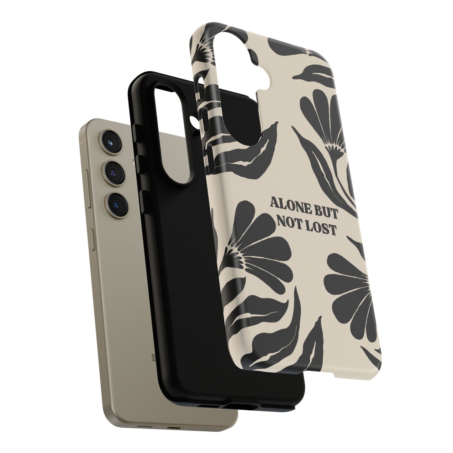 'Alone But Not Lost' Phone Case