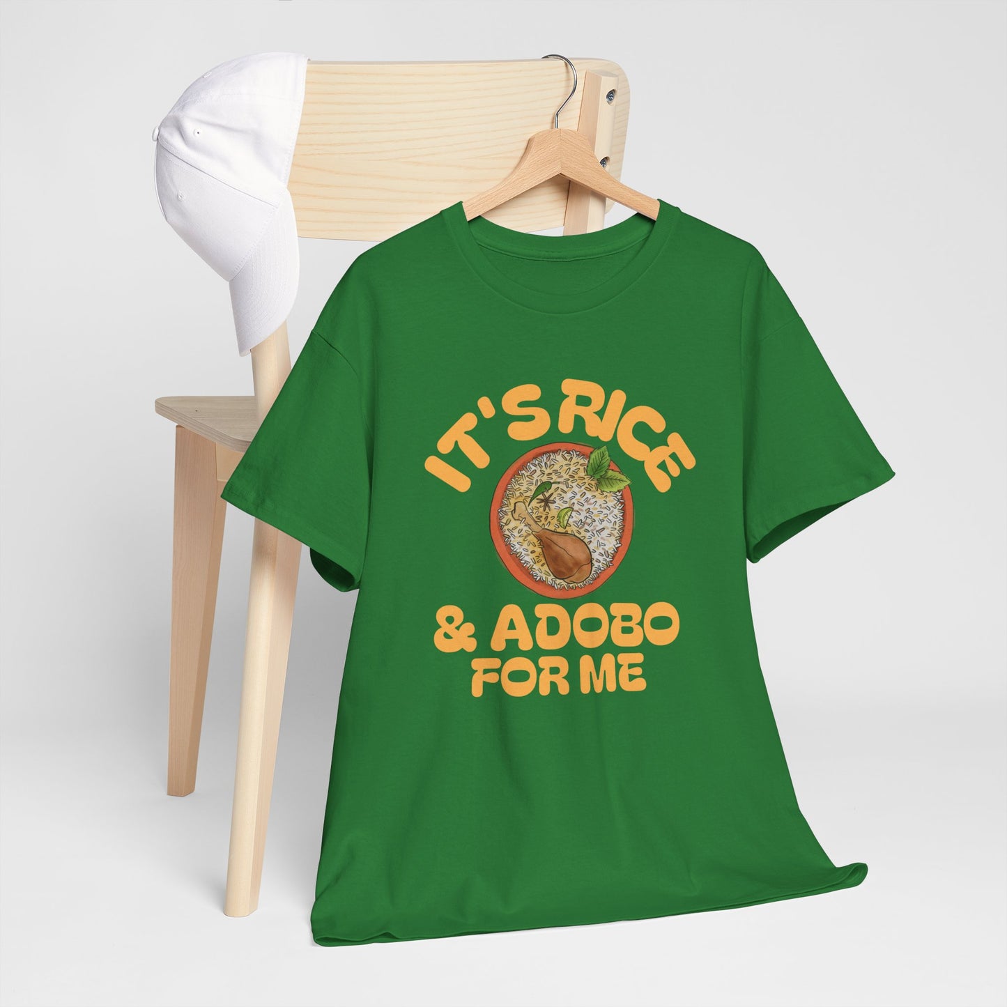 It's Rice and Adobo For Me Men's Cotton Tee