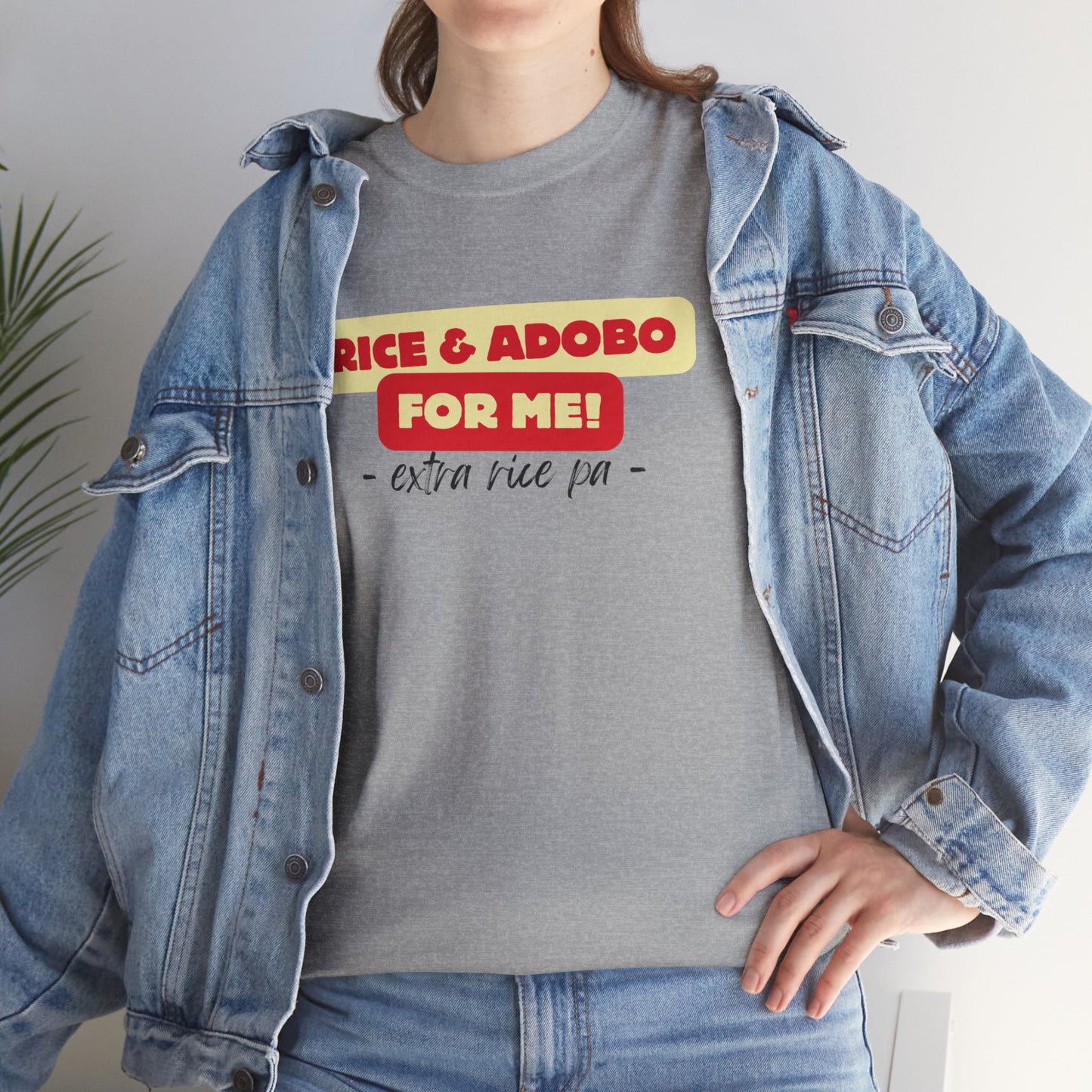 Rice and Adobo For Me Cotton Tee