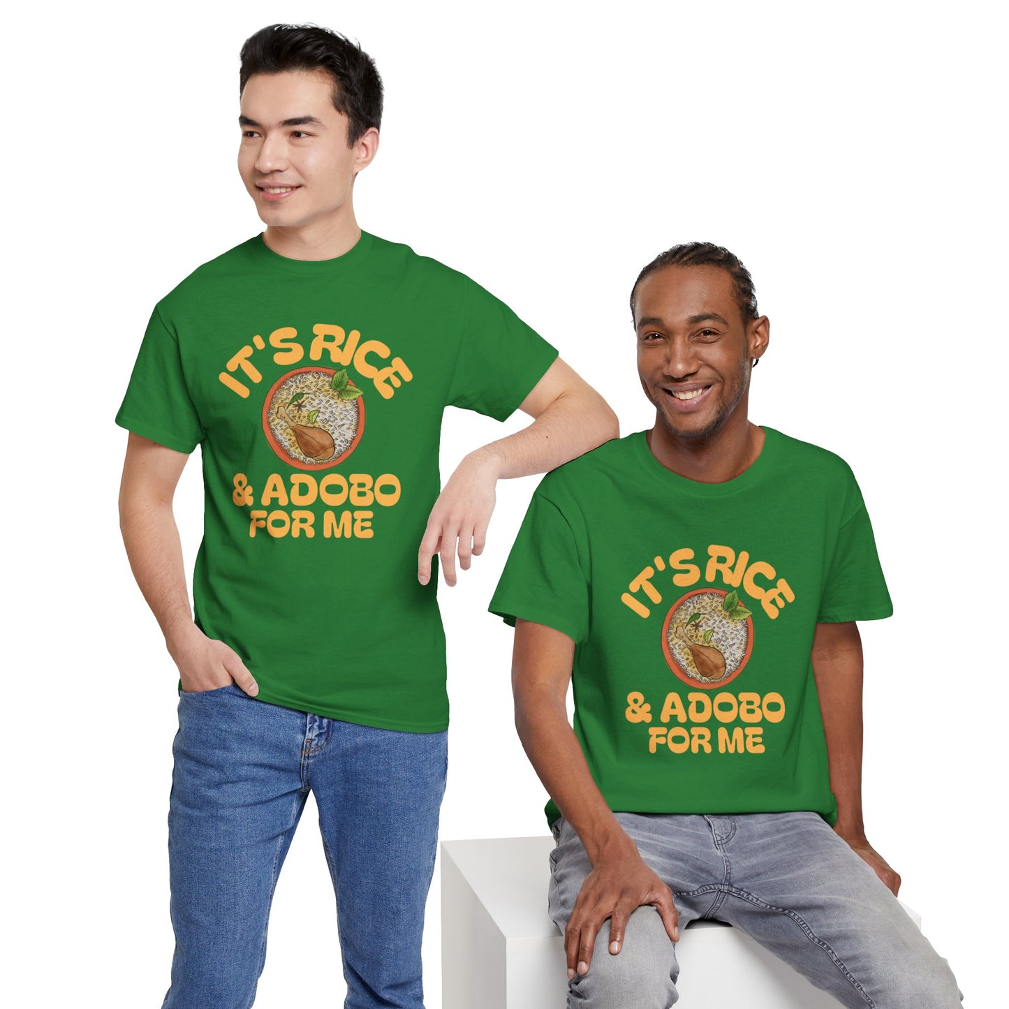 It's Rice and Adobo For Me Men's Cotton Tee