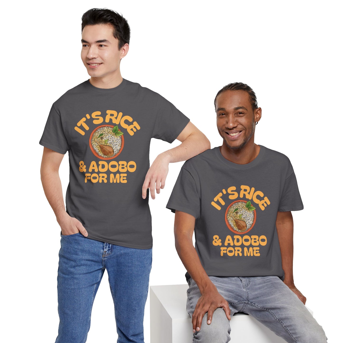 It's Rice and Adobo For Me Men's Cotton Tee