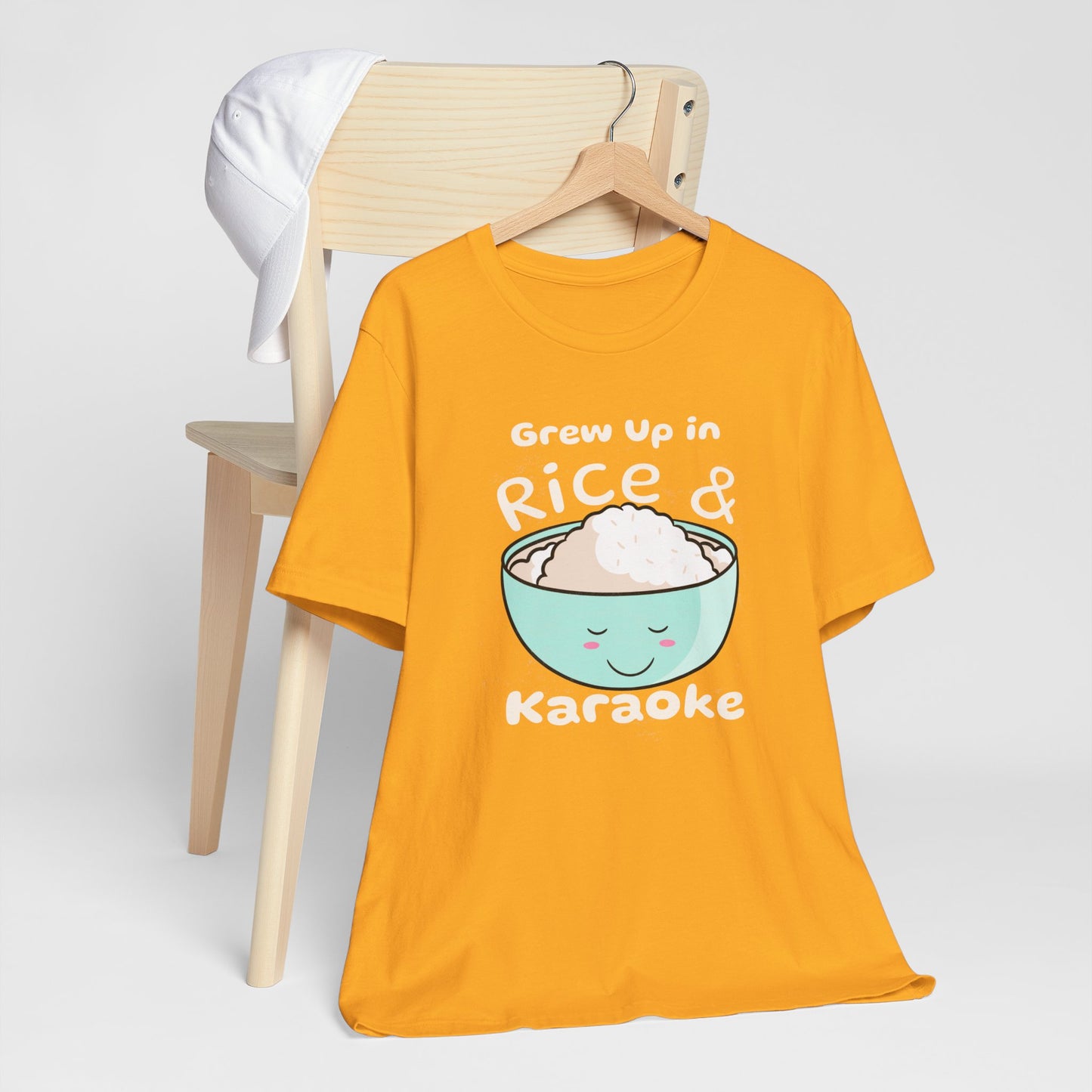 Grew Up in Rice and Karaoke Premium Soft Men's Tee