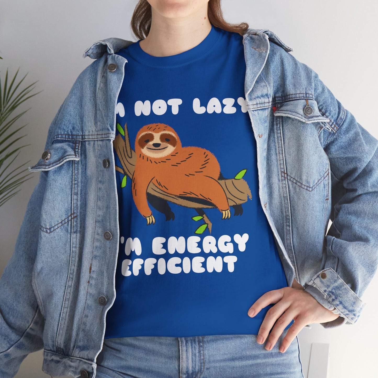 I'm Not Lazy I'm Energy Efficient Men's Tee