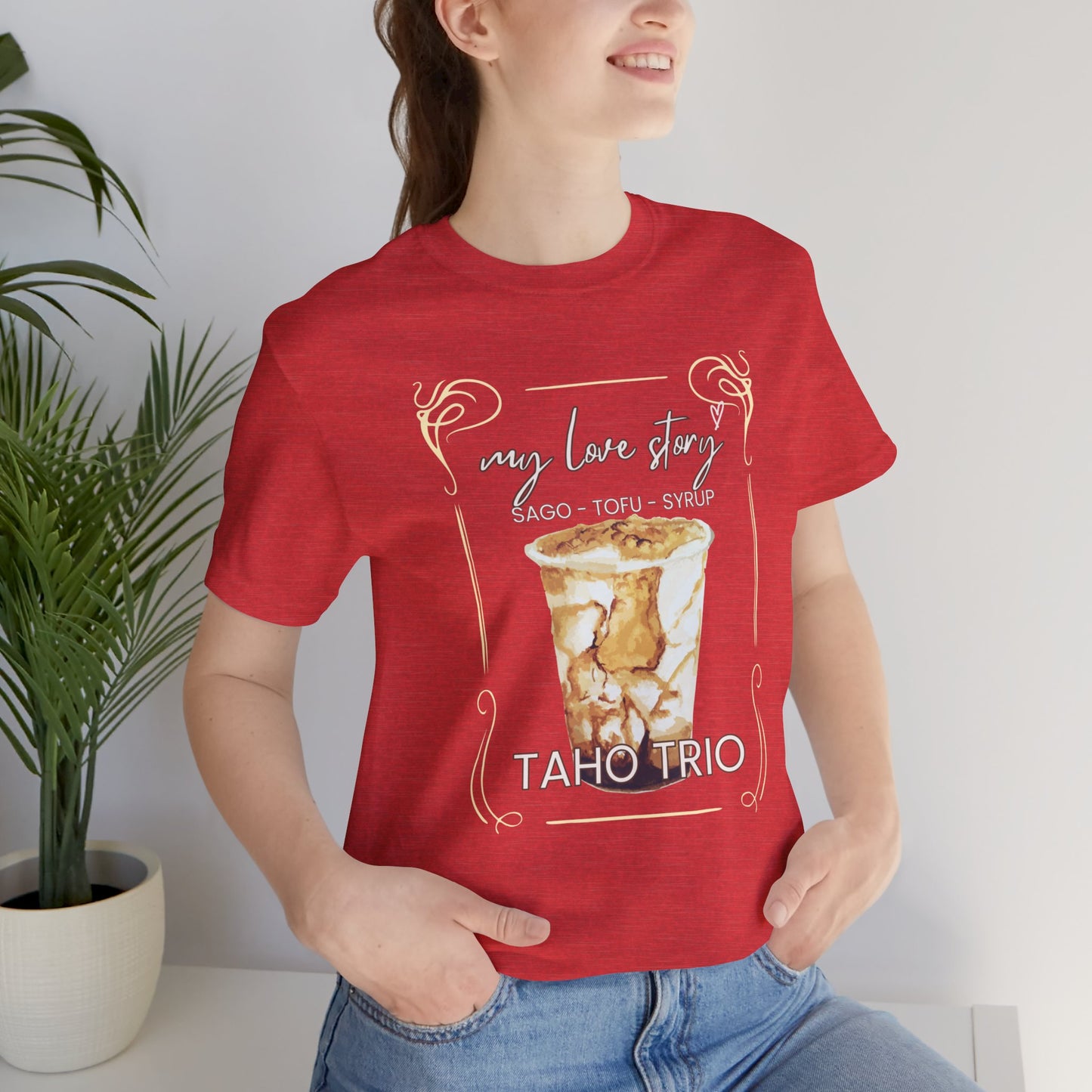 My Love Story: Taho Trio Premium Soft Men's Tee