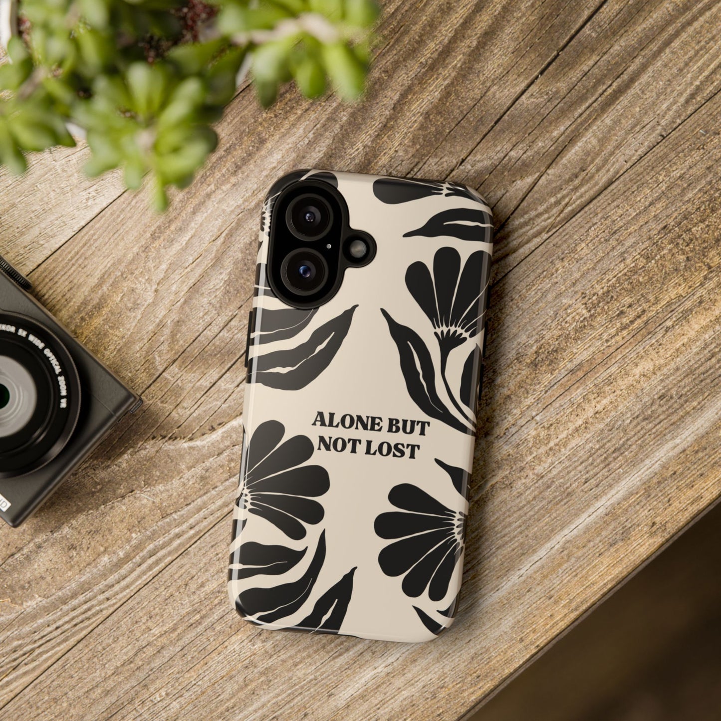 'Alone But Not Lost' Phone Case