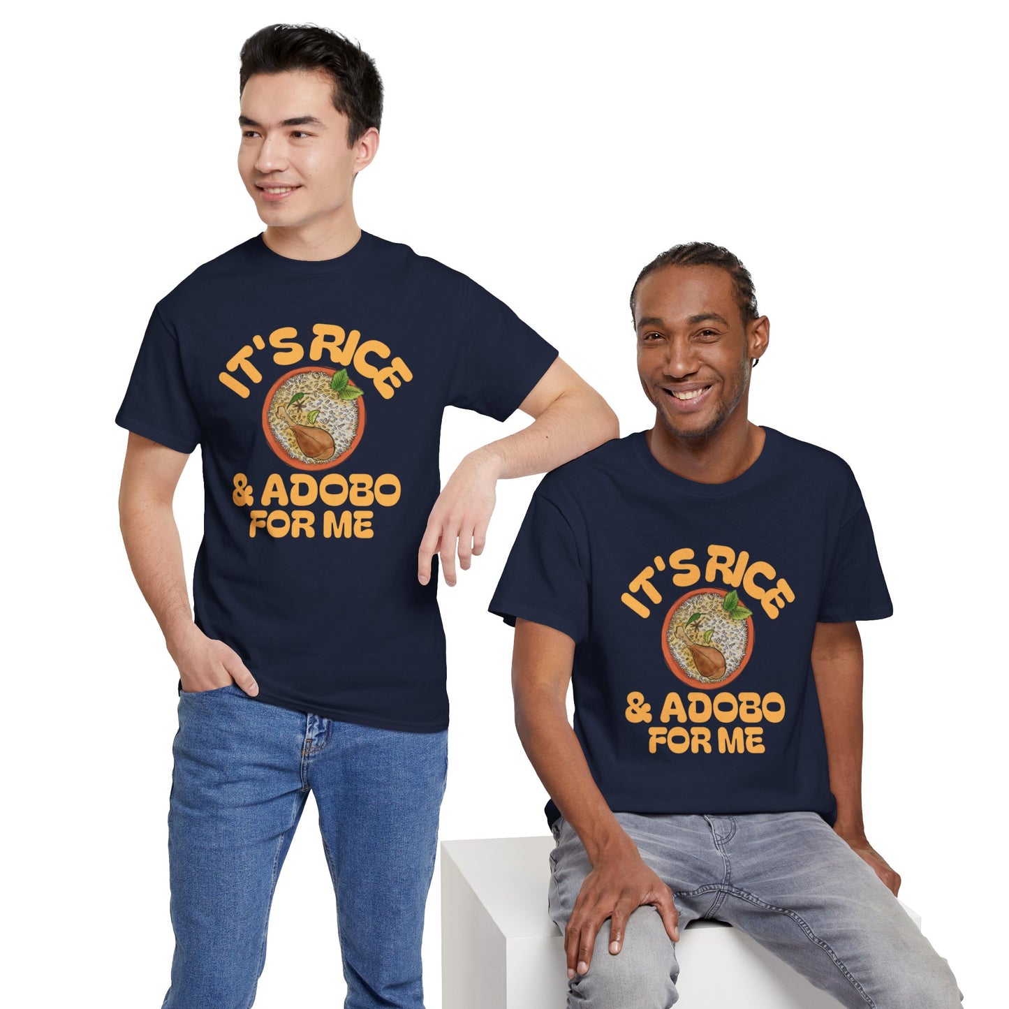 It's Rice and Adobo For Me Men's Cotton Tee