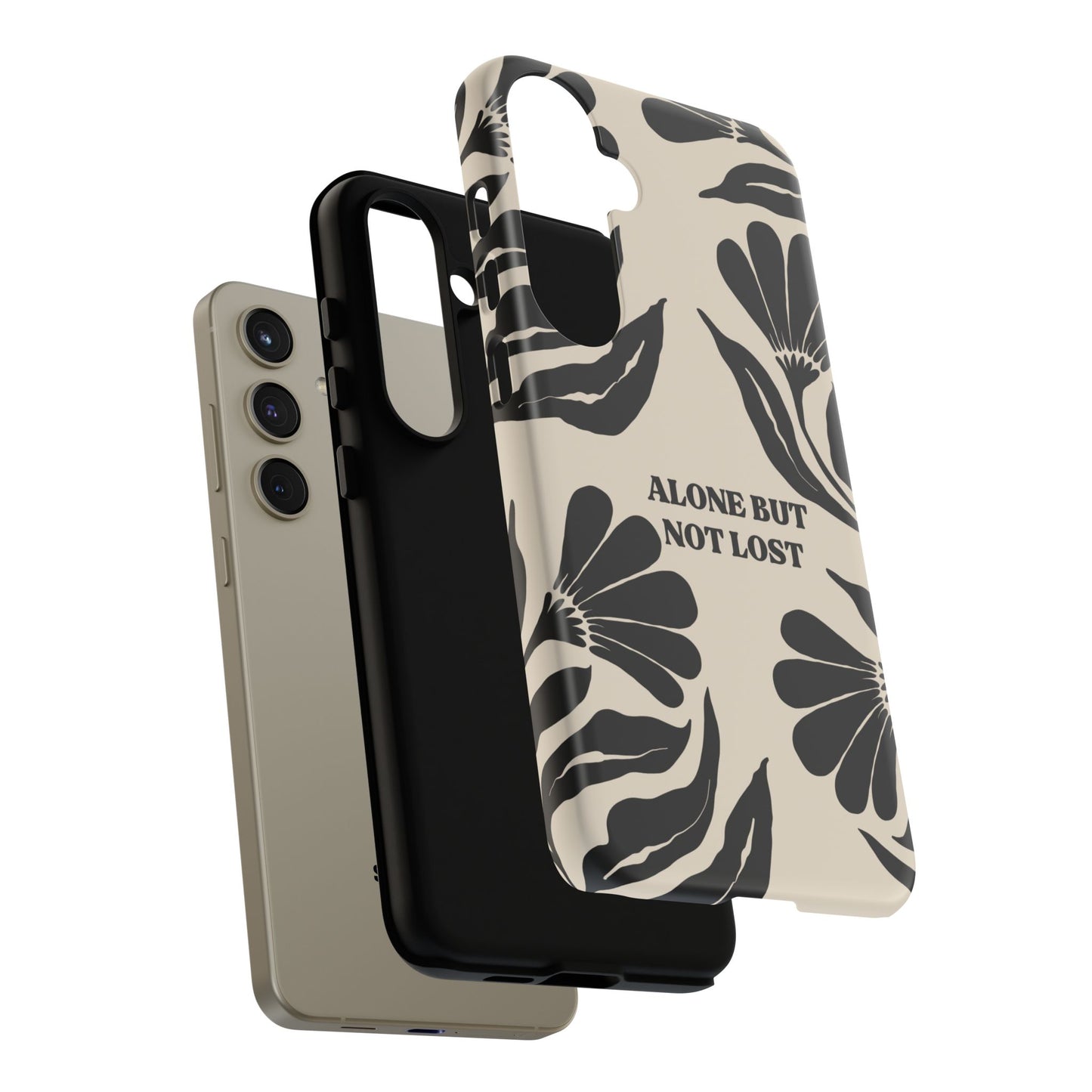 'Alone But Not Lost' Phone Case