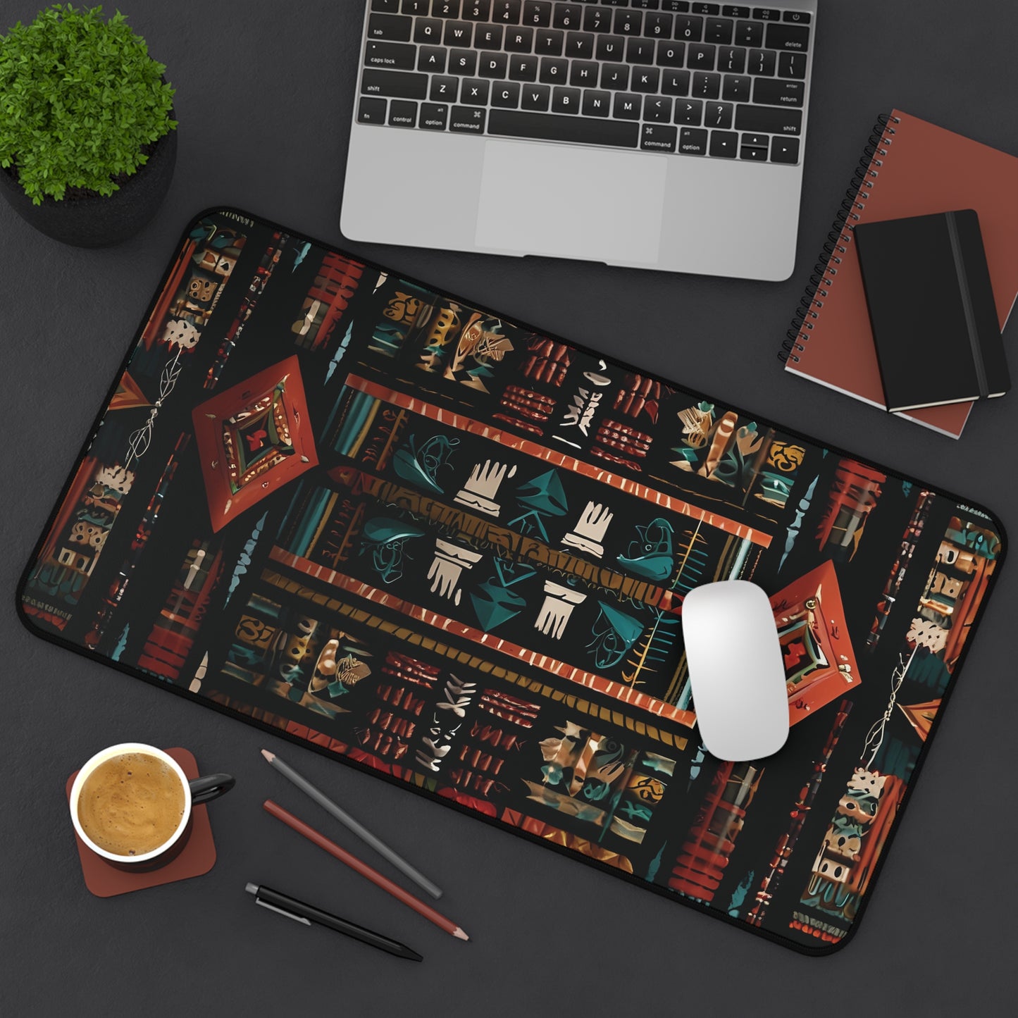 Tribal Pattern Desk Mat