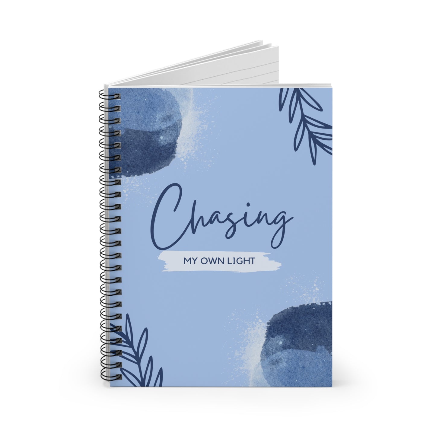 Chasing My Own Light Spiral Notebook