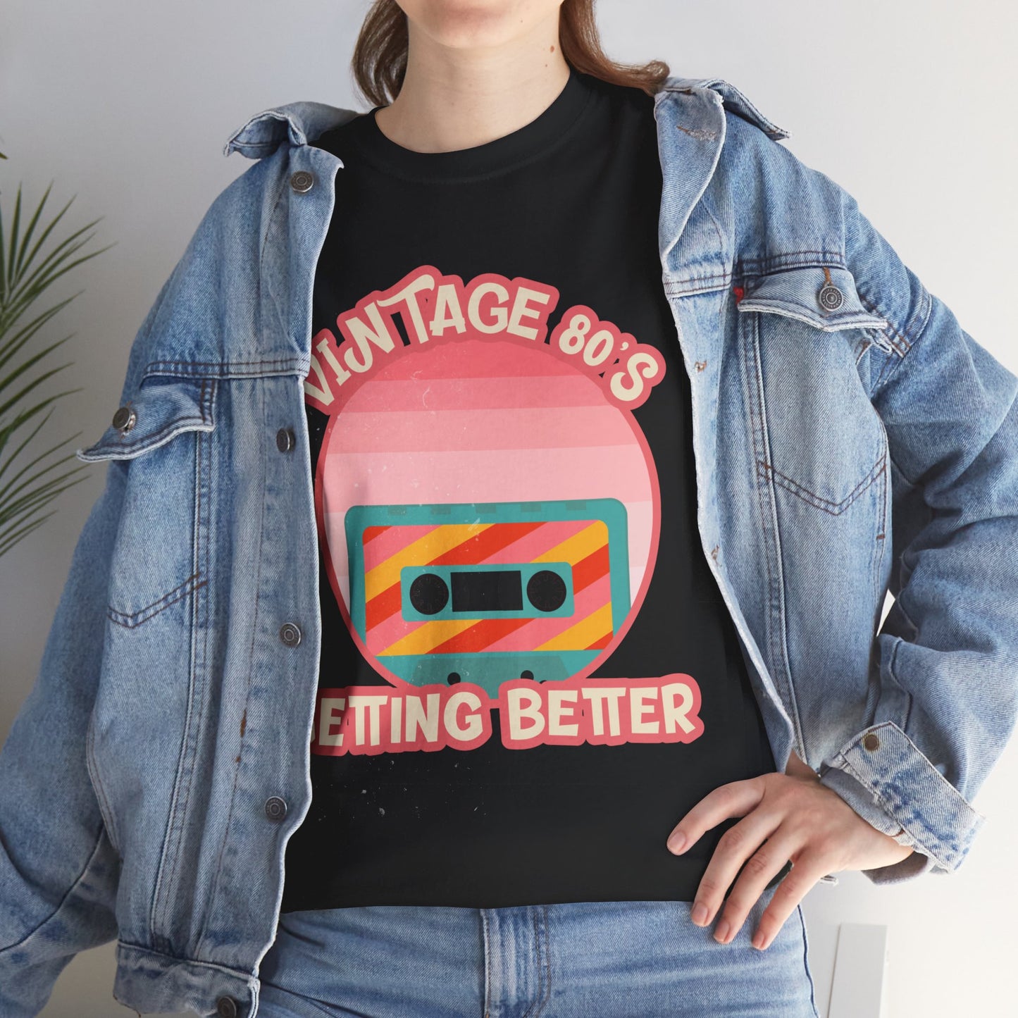 Vintage 80's Getting Better Men's Cotton Tee