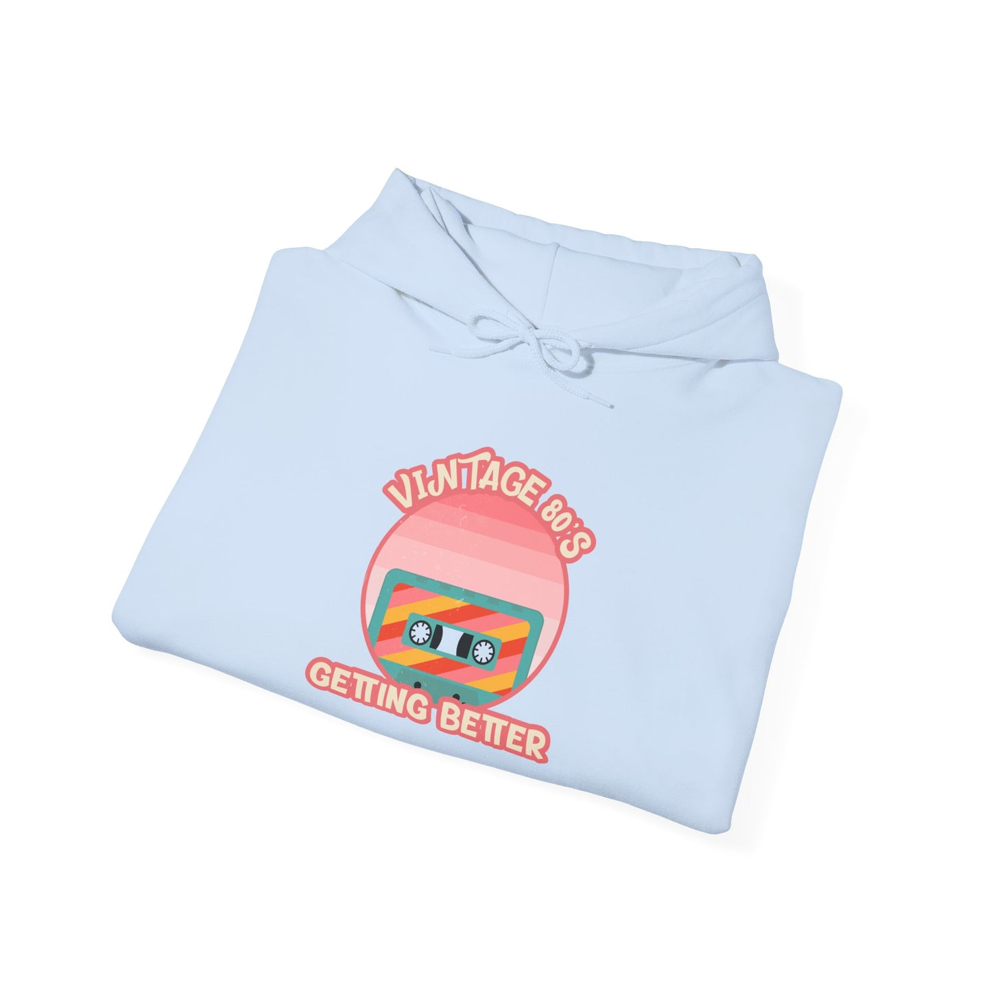 Vintage 80's Getting Better Unisex Hoodie