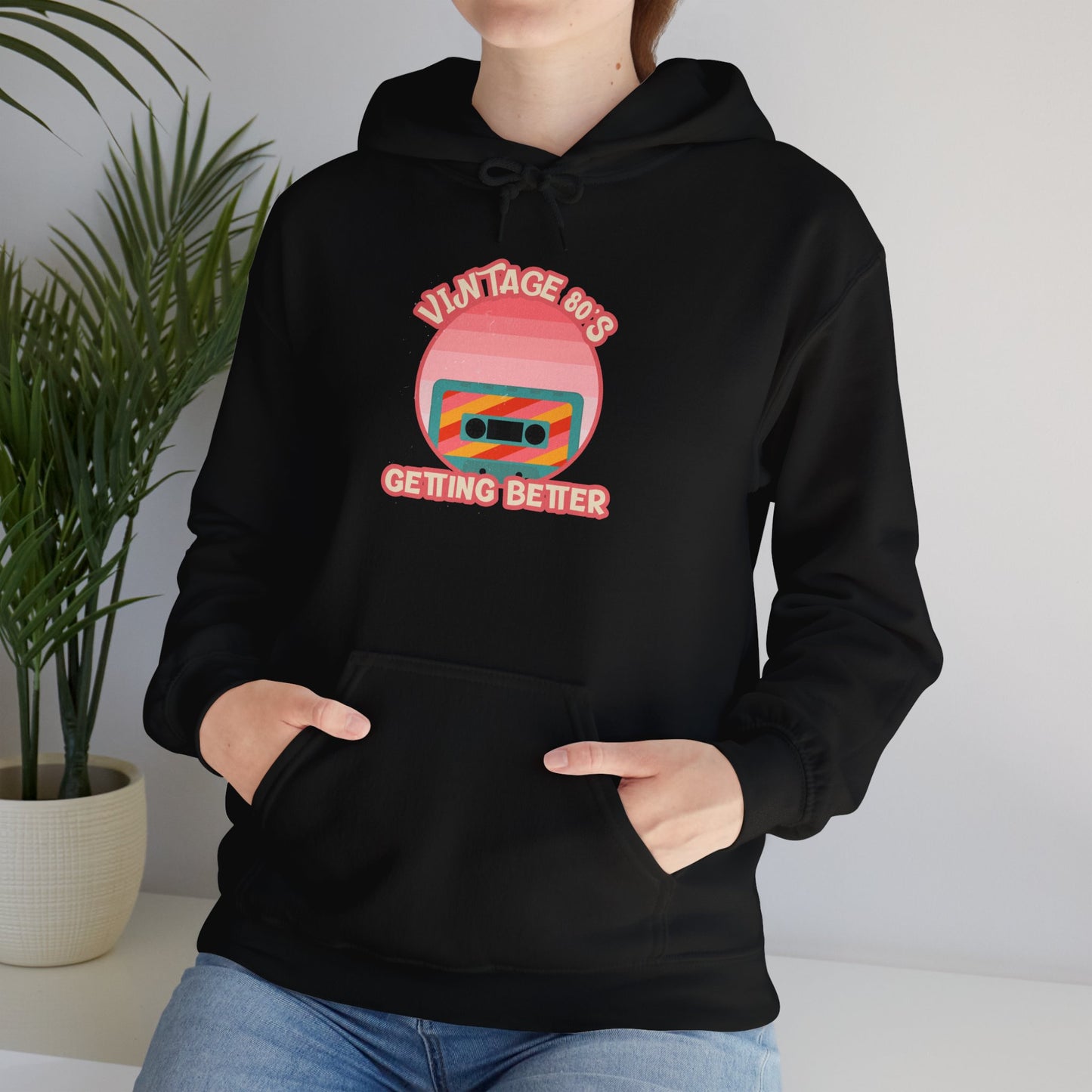 Vintage 80's Getting Better Unisex Hoodie