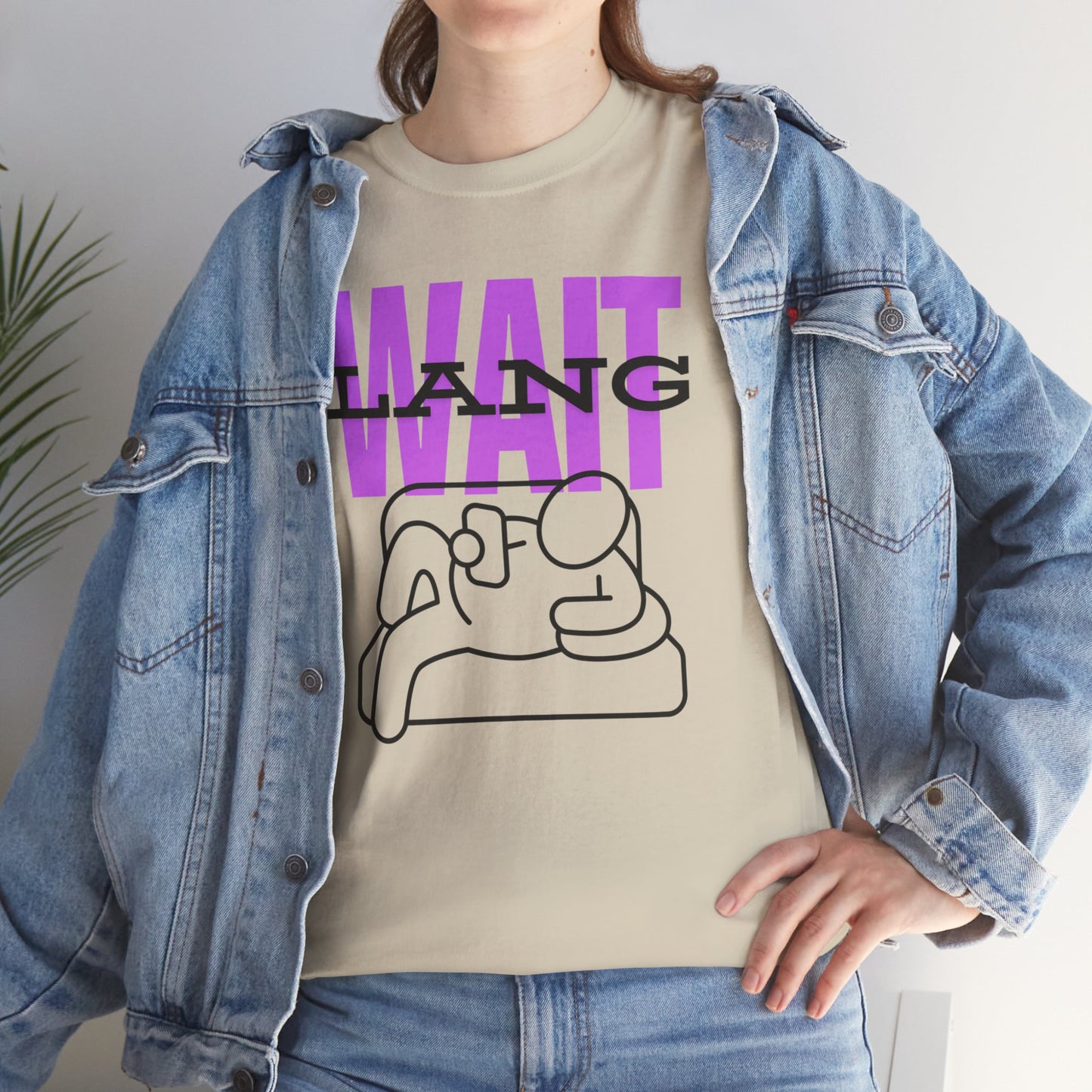Wait Lang Men's Cotton Tee