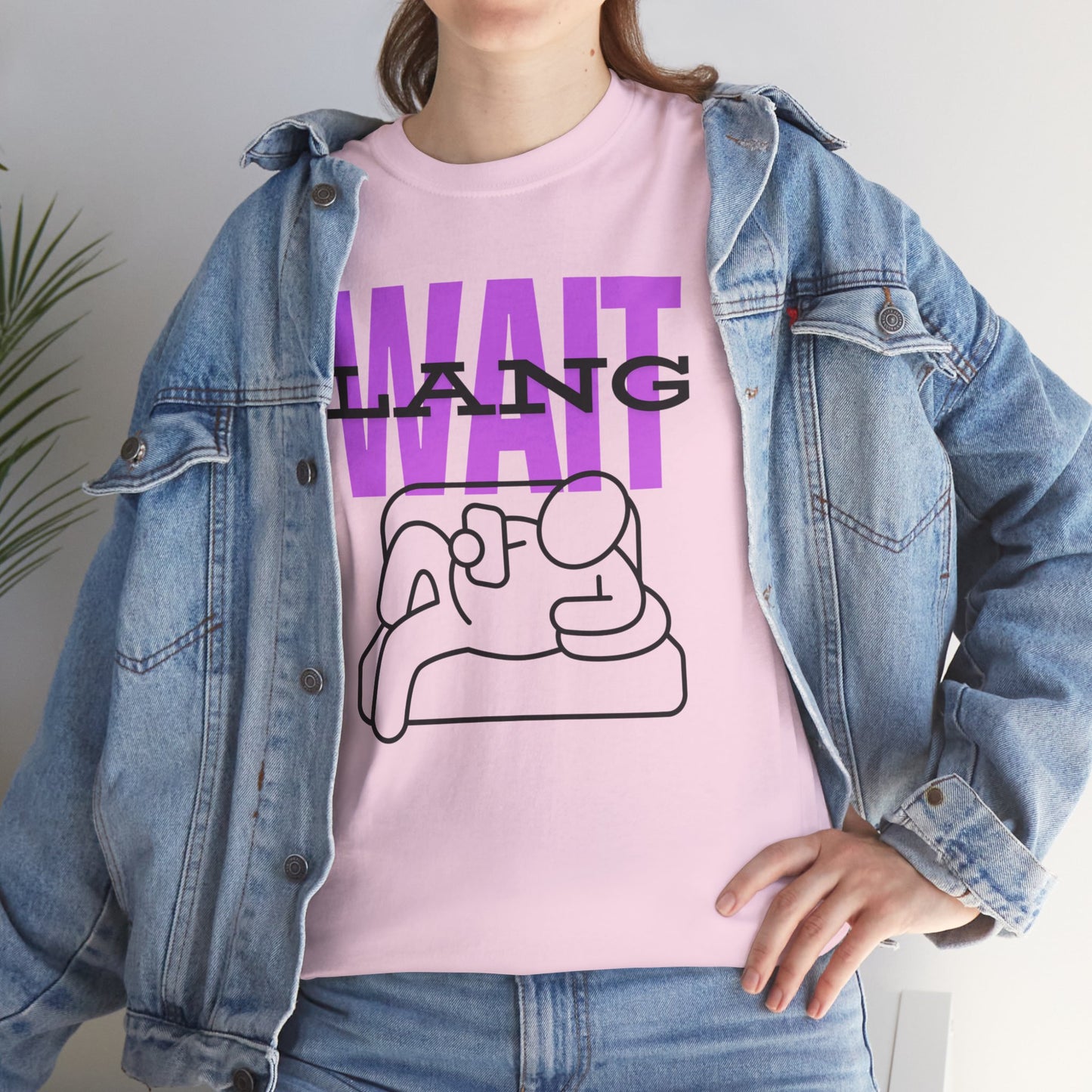 Wait Lang Men's Cotton Tee