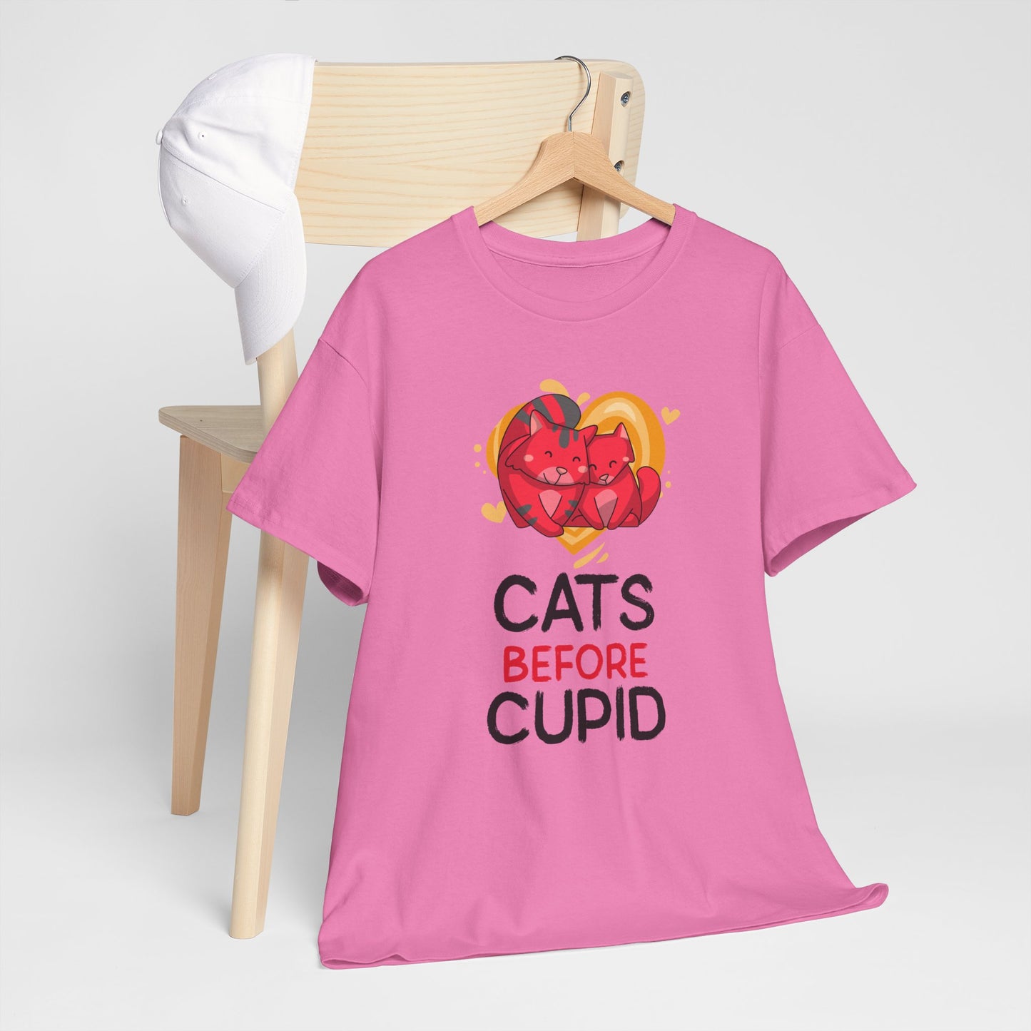 Cats Before Cupid Cotton Tee