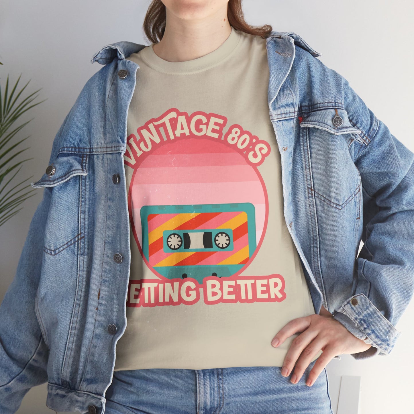 Vintage 80's Getting Better Men's Cotton Tee