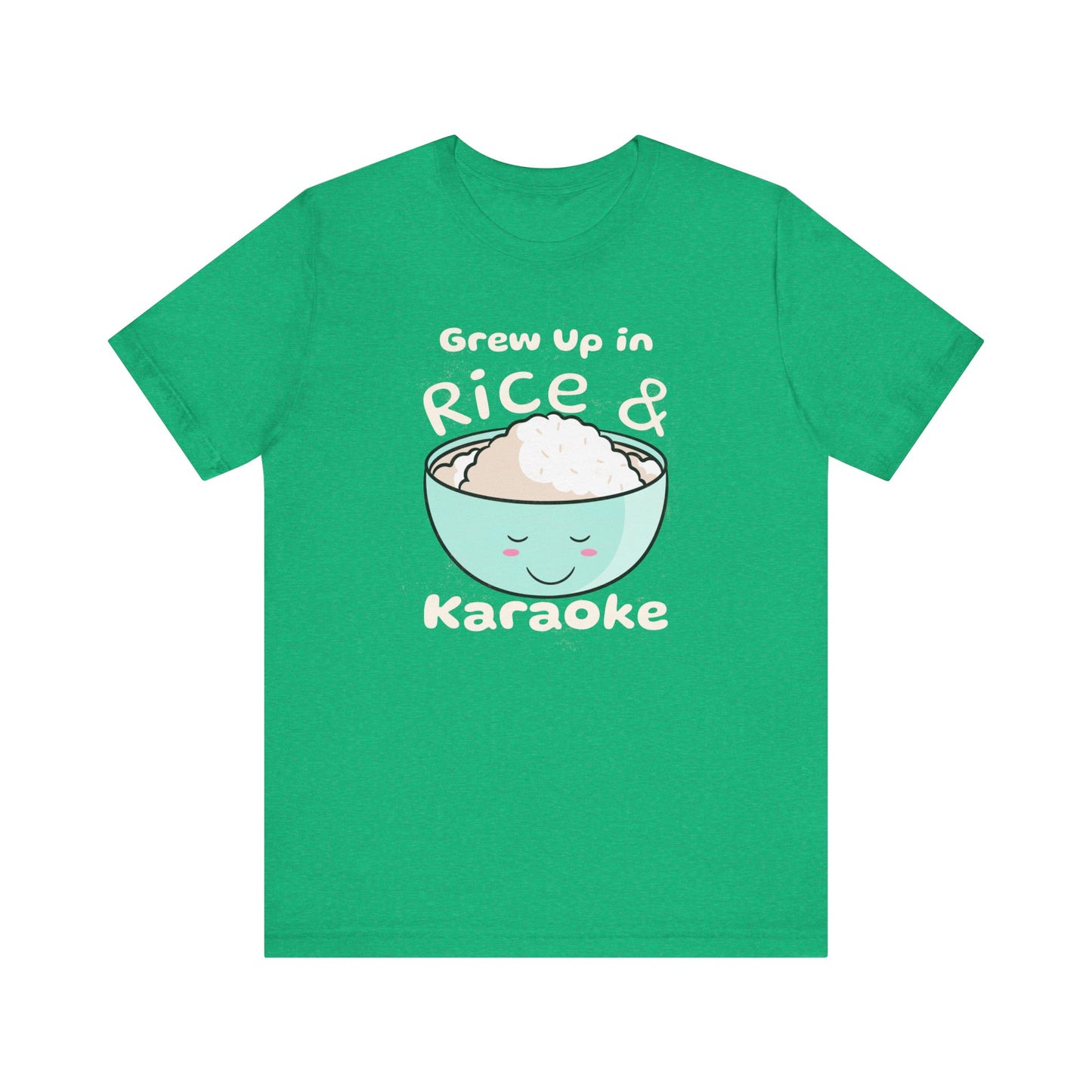 Grew Up in Rice and Karaoke Premium Soft Men's Tee