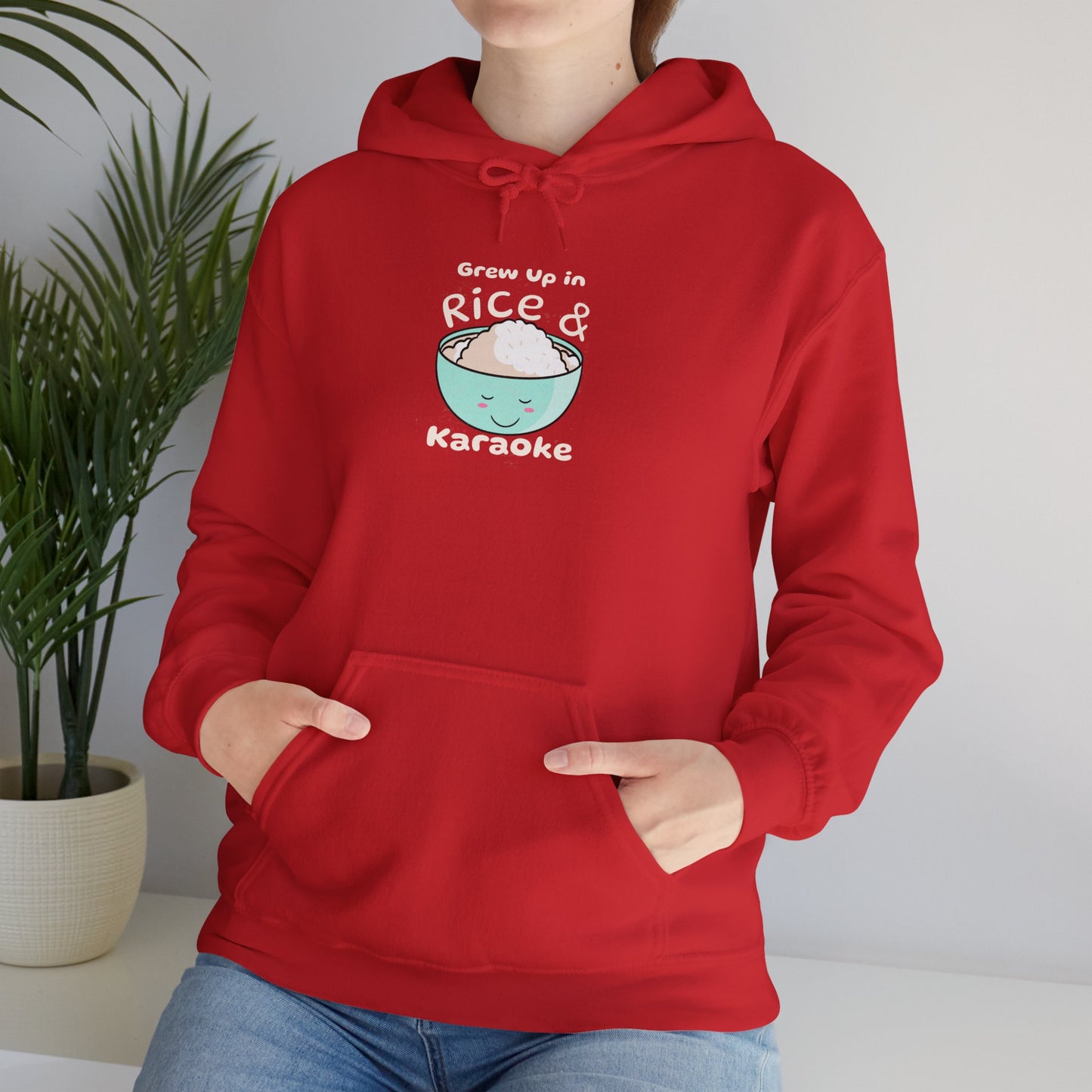 Grew Up in Rice and Karaoke Unisex Hoodie