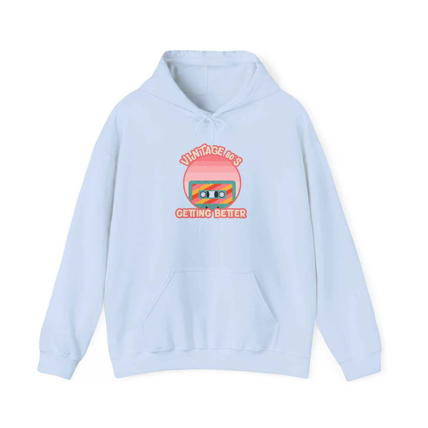 Vintage 80's Getting Better Unisex Hoodie