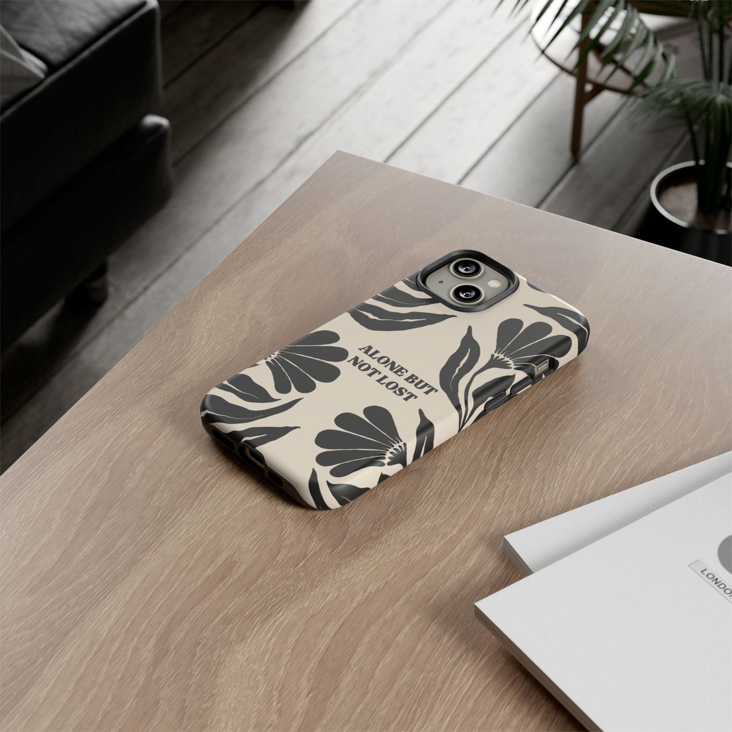 'Alone But Not Lost' Phone Case