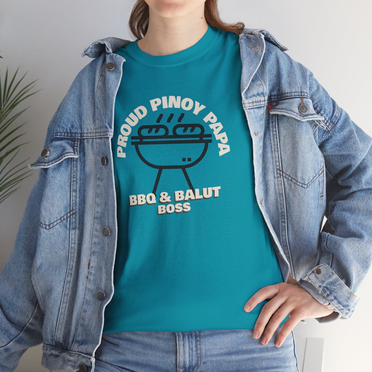 Proud Pinoy Papa BBQ and Balut Boss Men's Tee