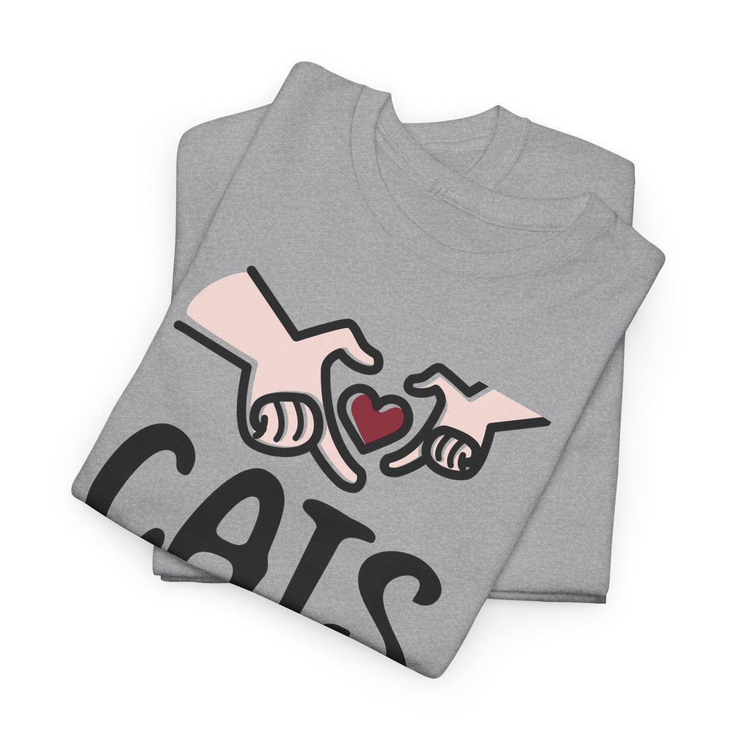 Cats Before Cupid Heavy Cotton Tee