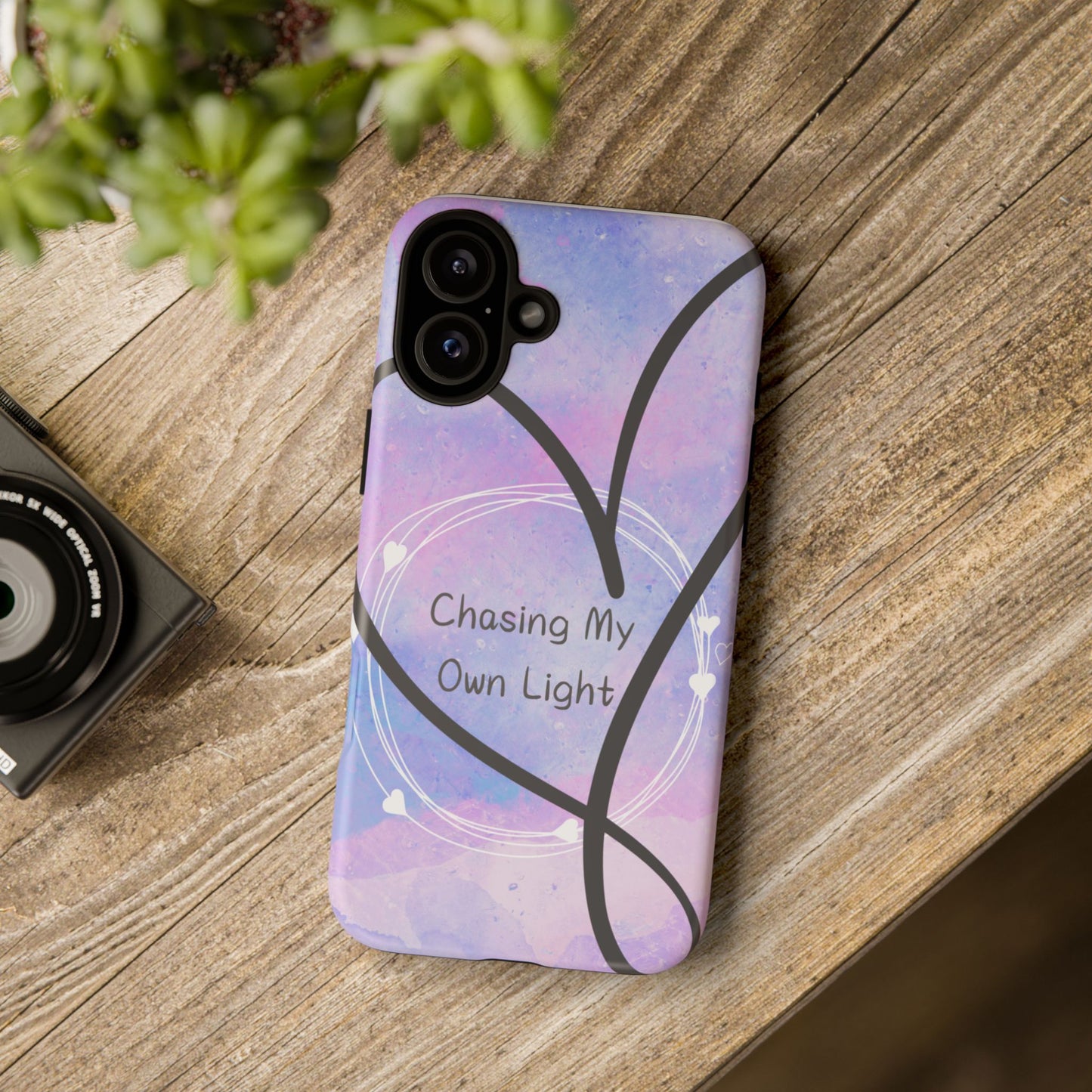 Chasing My Own Light Phone Case