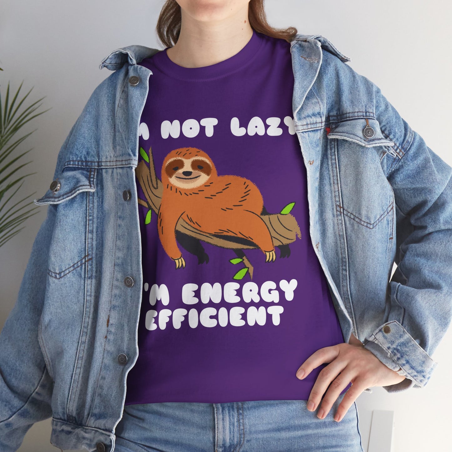 I'm Not Lazy I'm Energy Efficient Men's Tee