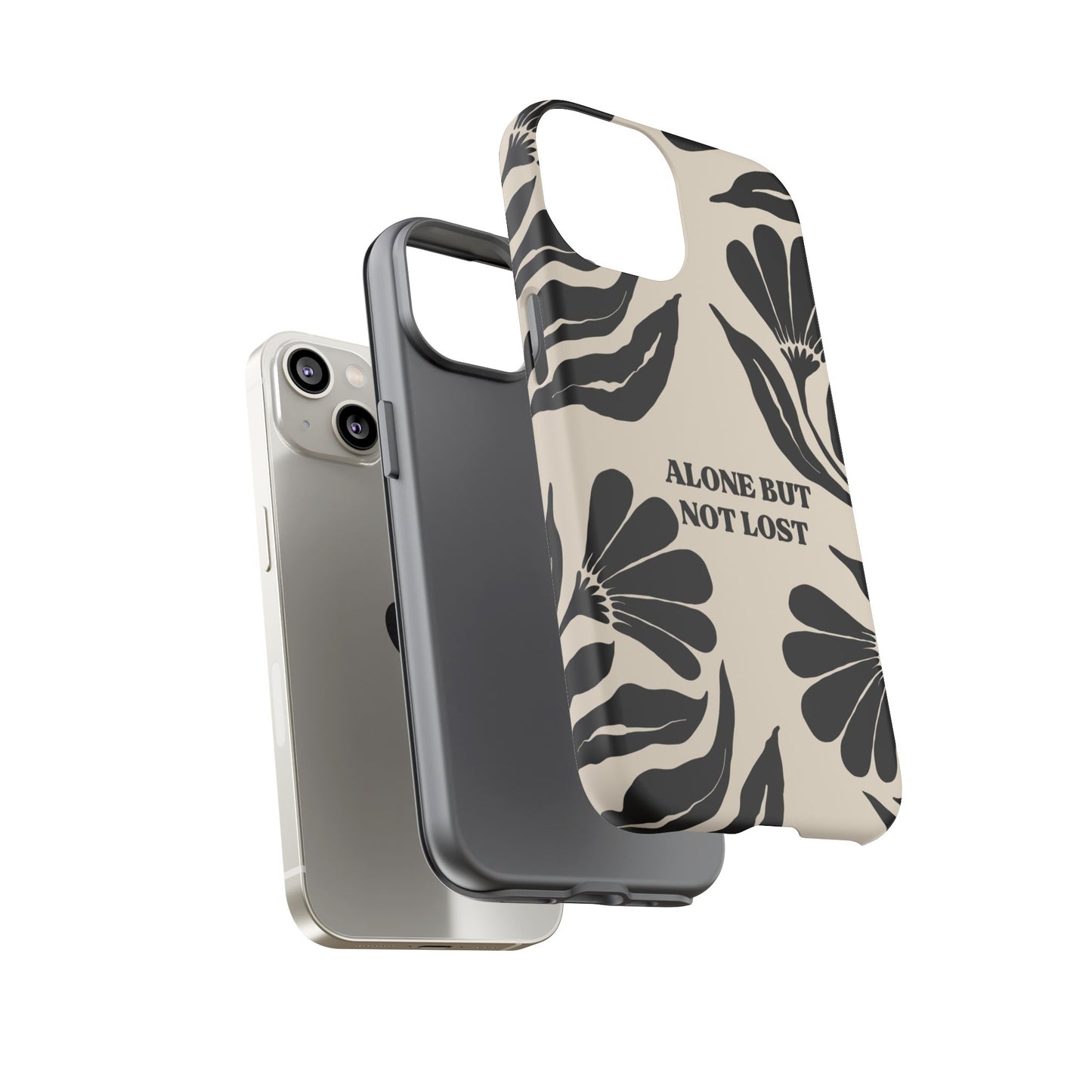 'Alone But Not Lost' Phone Case