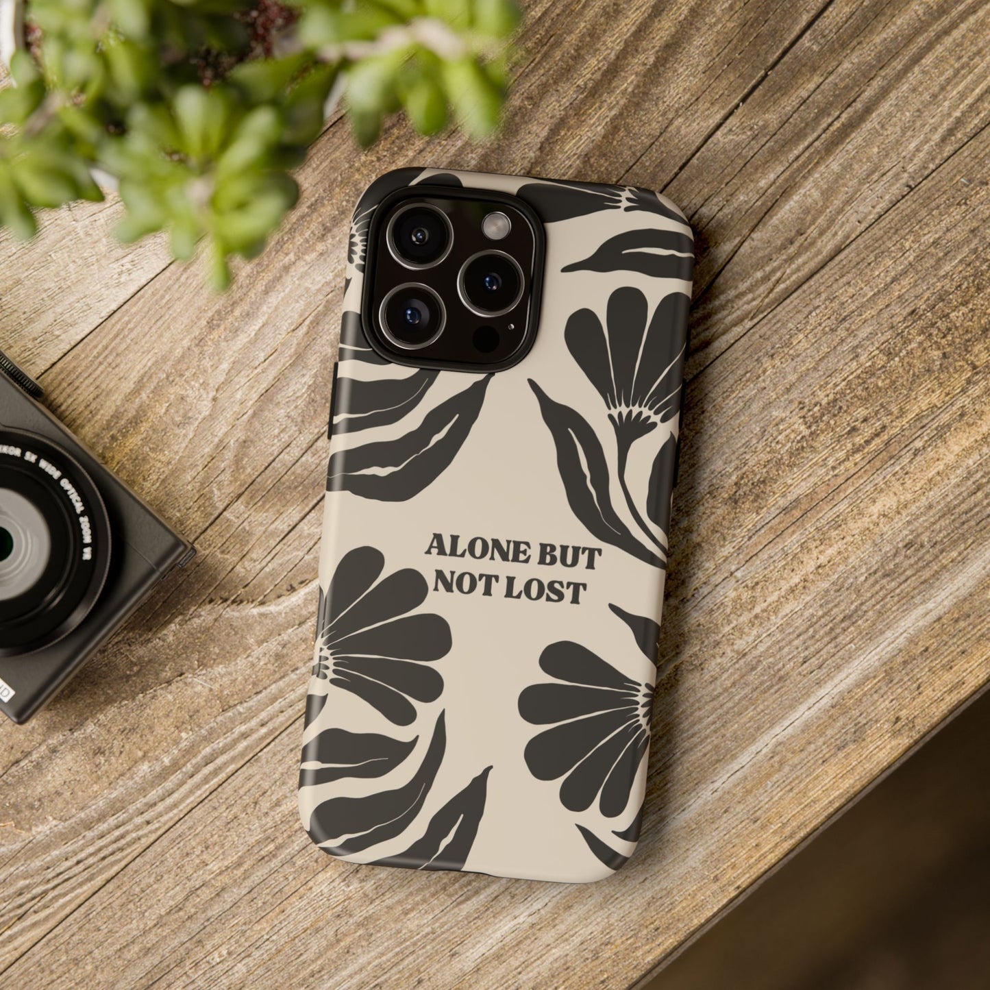 'Alone But Not Lost' Phone Case