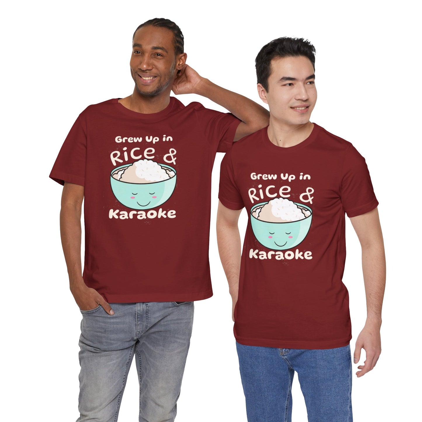 Grew Up in Rice and Karaoke Premium Soft Men's Tee