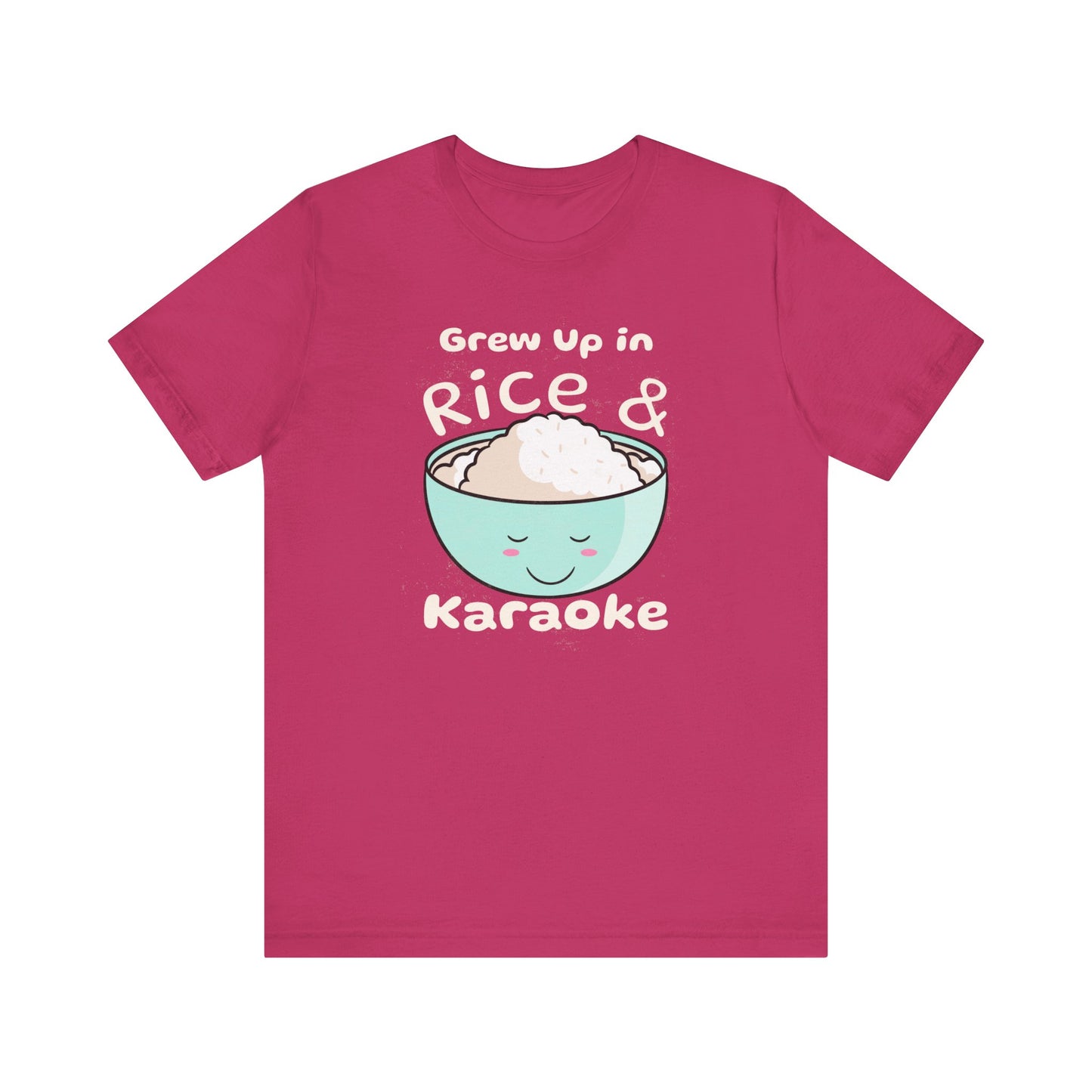 Grew Up in Rice and Karaoke Premium Soft Men's Tee