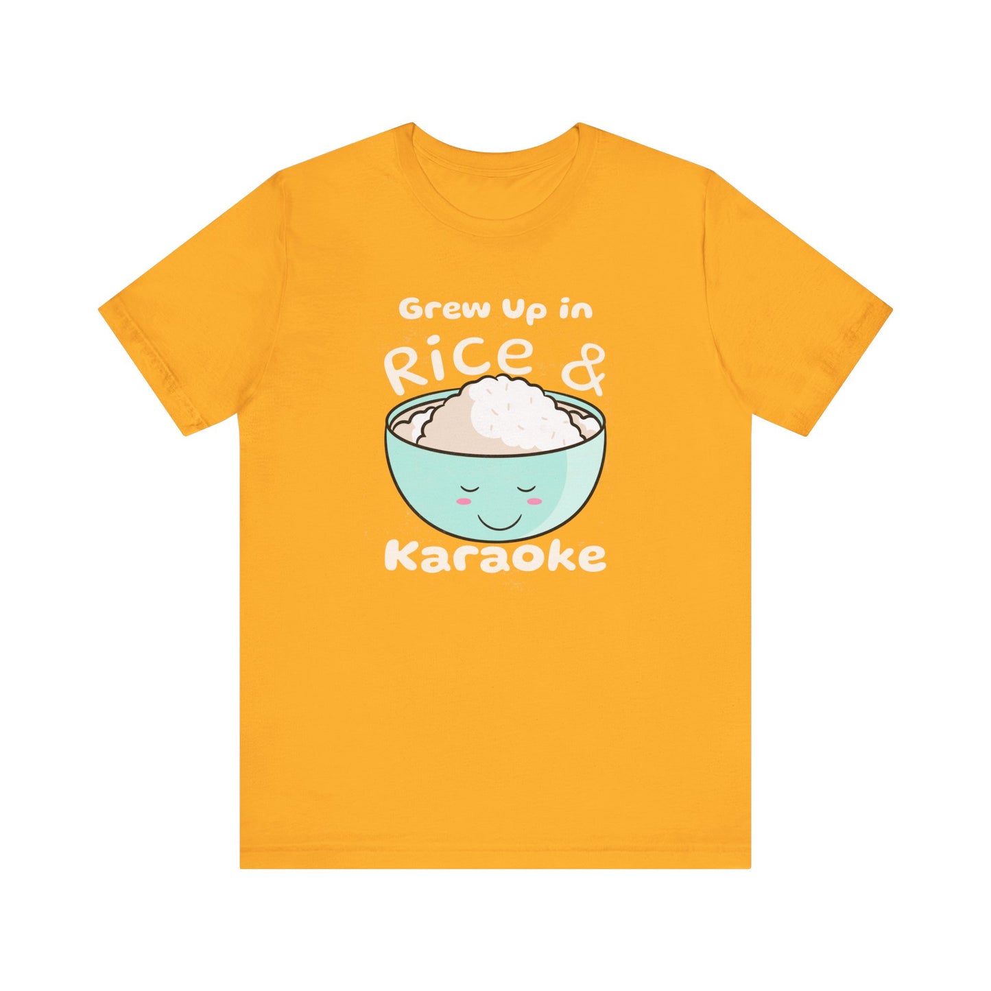 Grew Up in Rice and Karaoke Premium Soft Men's Tee