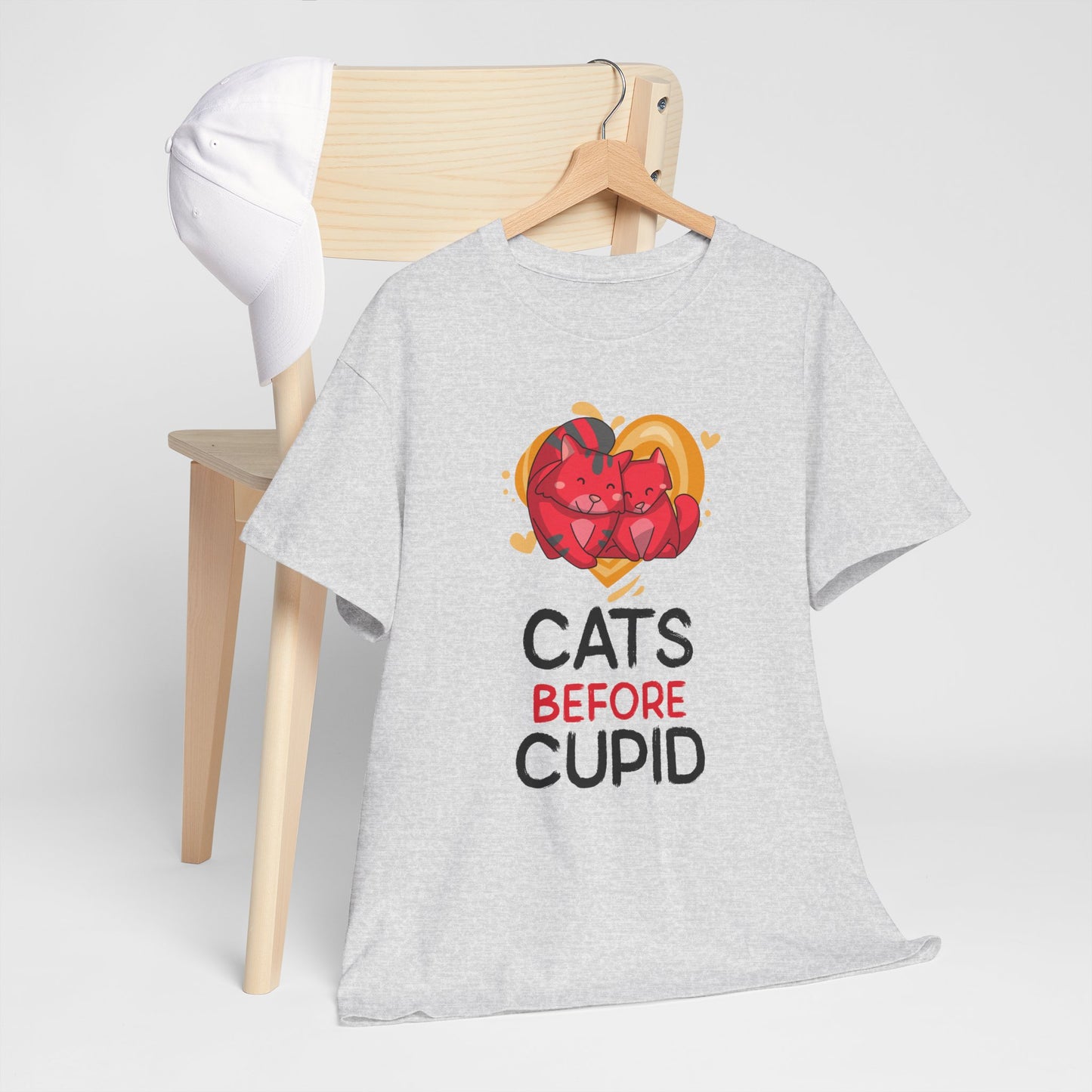 Cats Before Cupid Cotton Tee