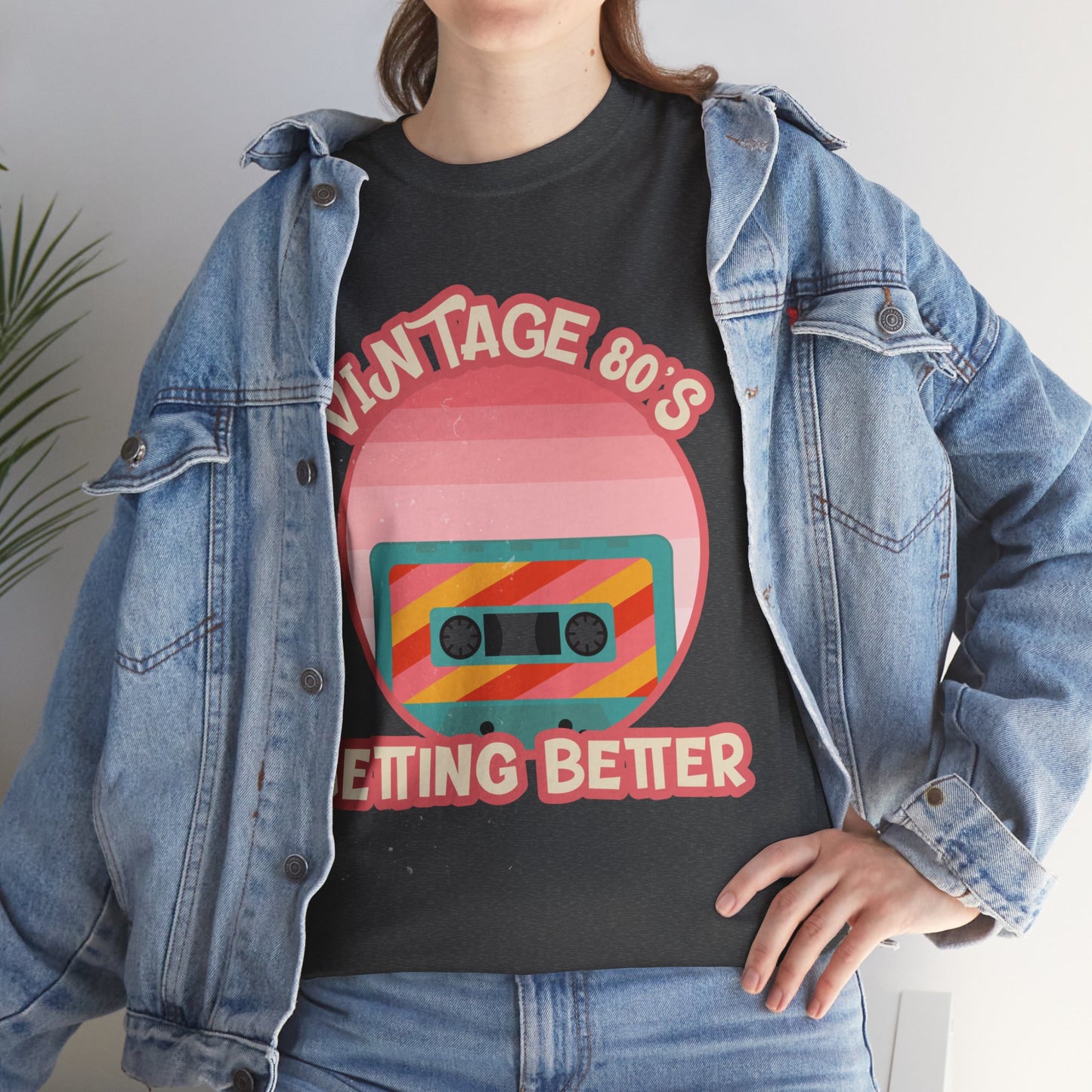 Vintage 80's Getting Better Men's Cotton Tee