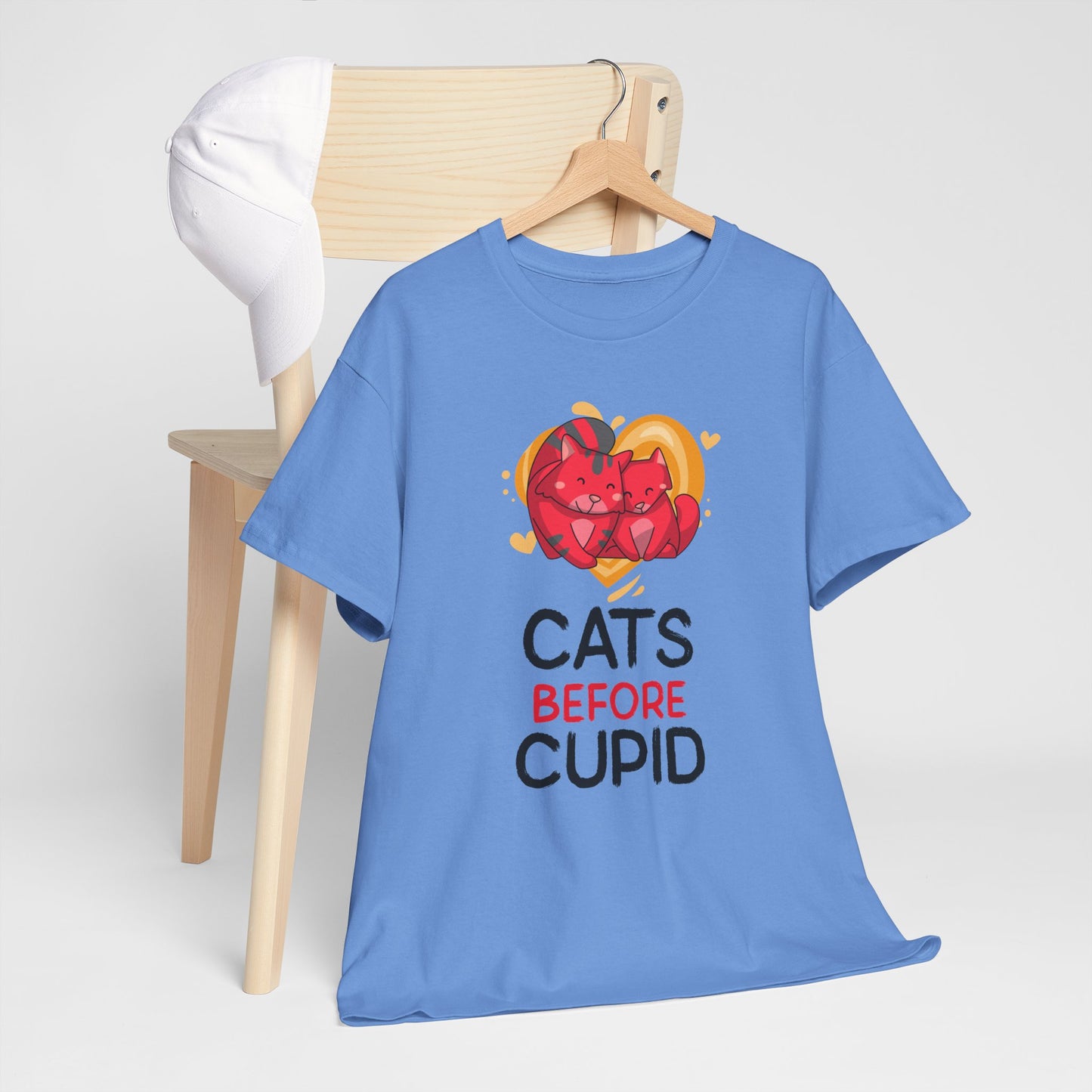 Cats Before Cupid Cotton Tee
