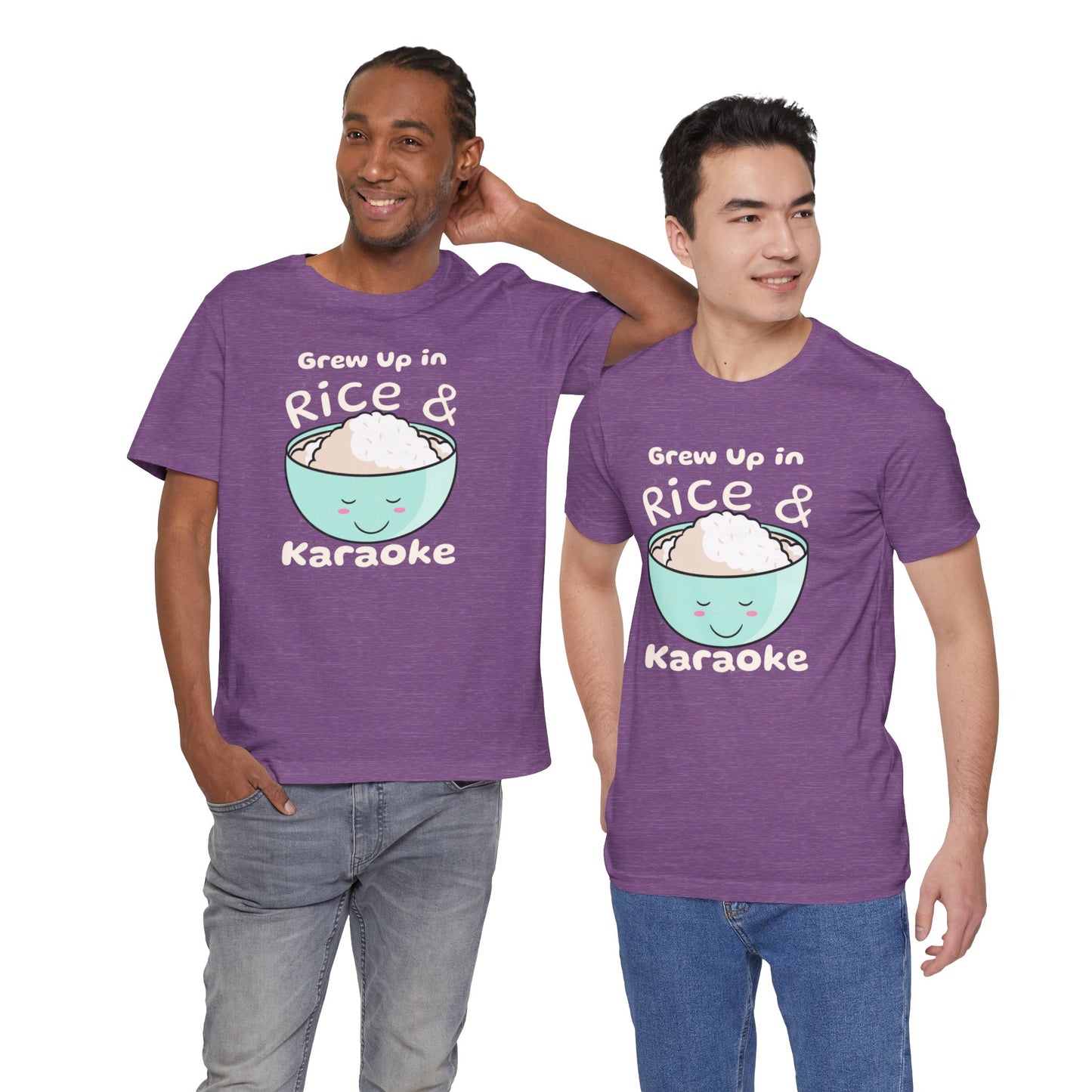 Grew Up in Rice and Karaoke Premium Soft Men's Tee