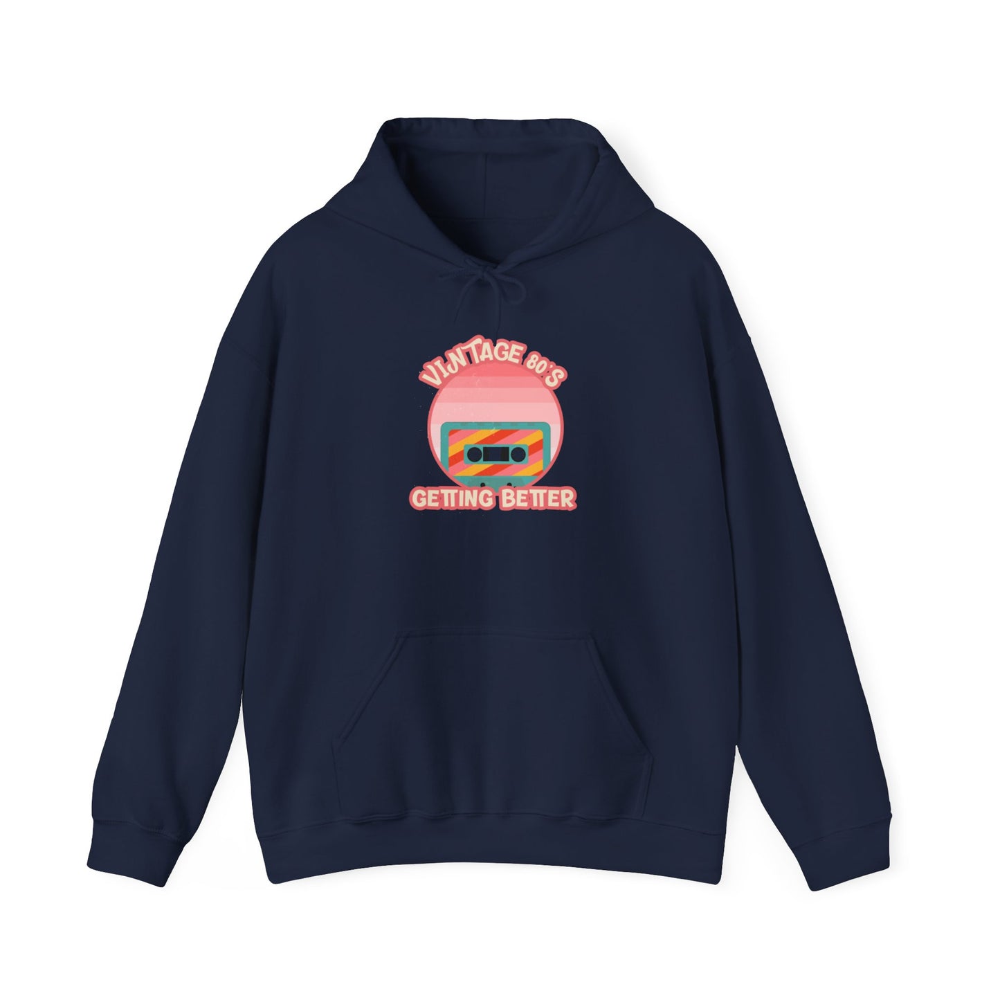 Vintage 80's Getting Better Unisex Hoodie