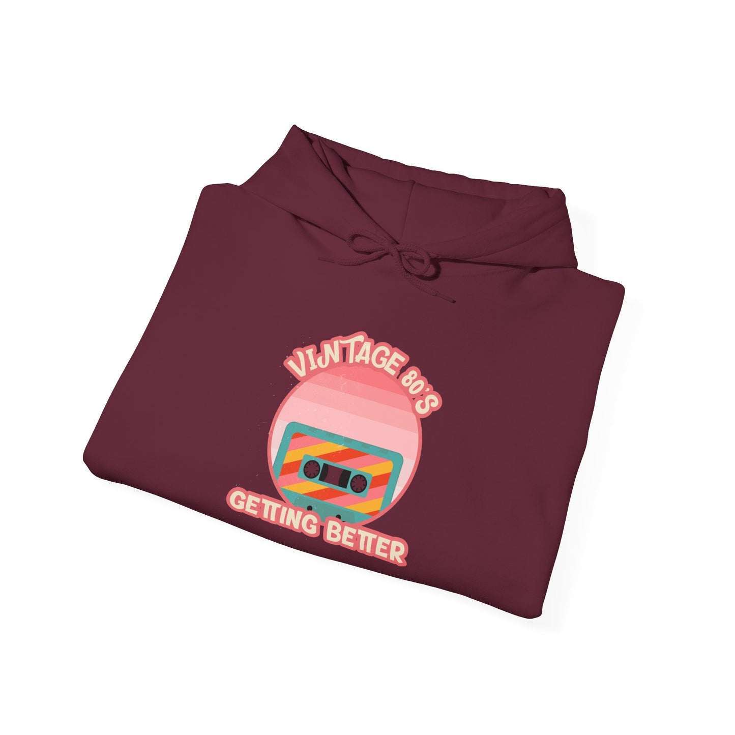 Vintage 80's Getting Better Unisex Hoodie