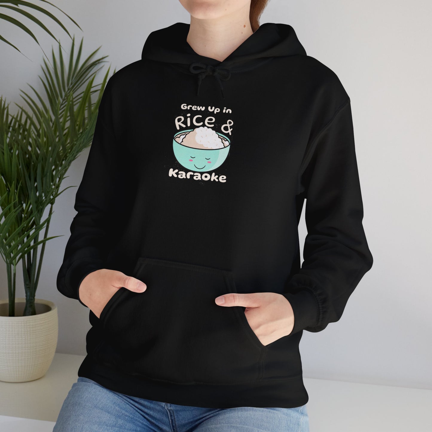 Grew Up in Rice and Karaoke Unisex Hoodie