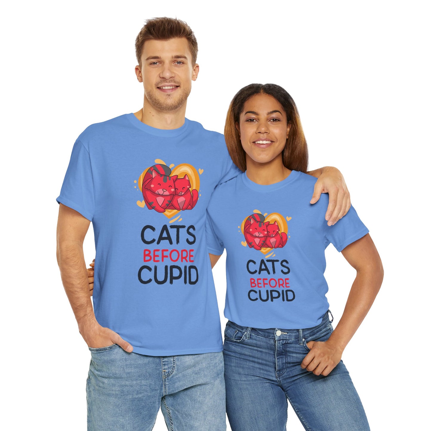 Cats Before Cupid Cotton Tee