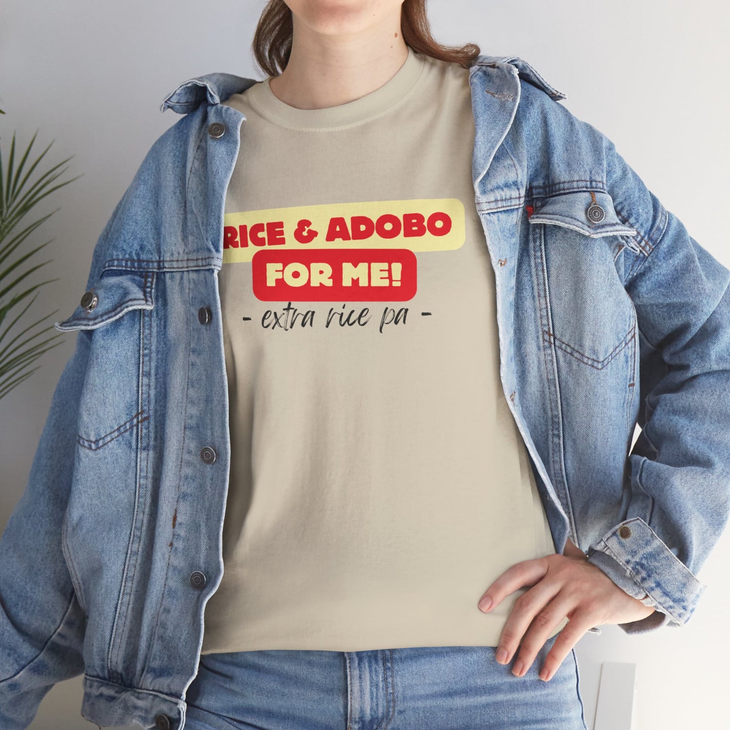 Rice and Adobo For Me Cotton Tee
