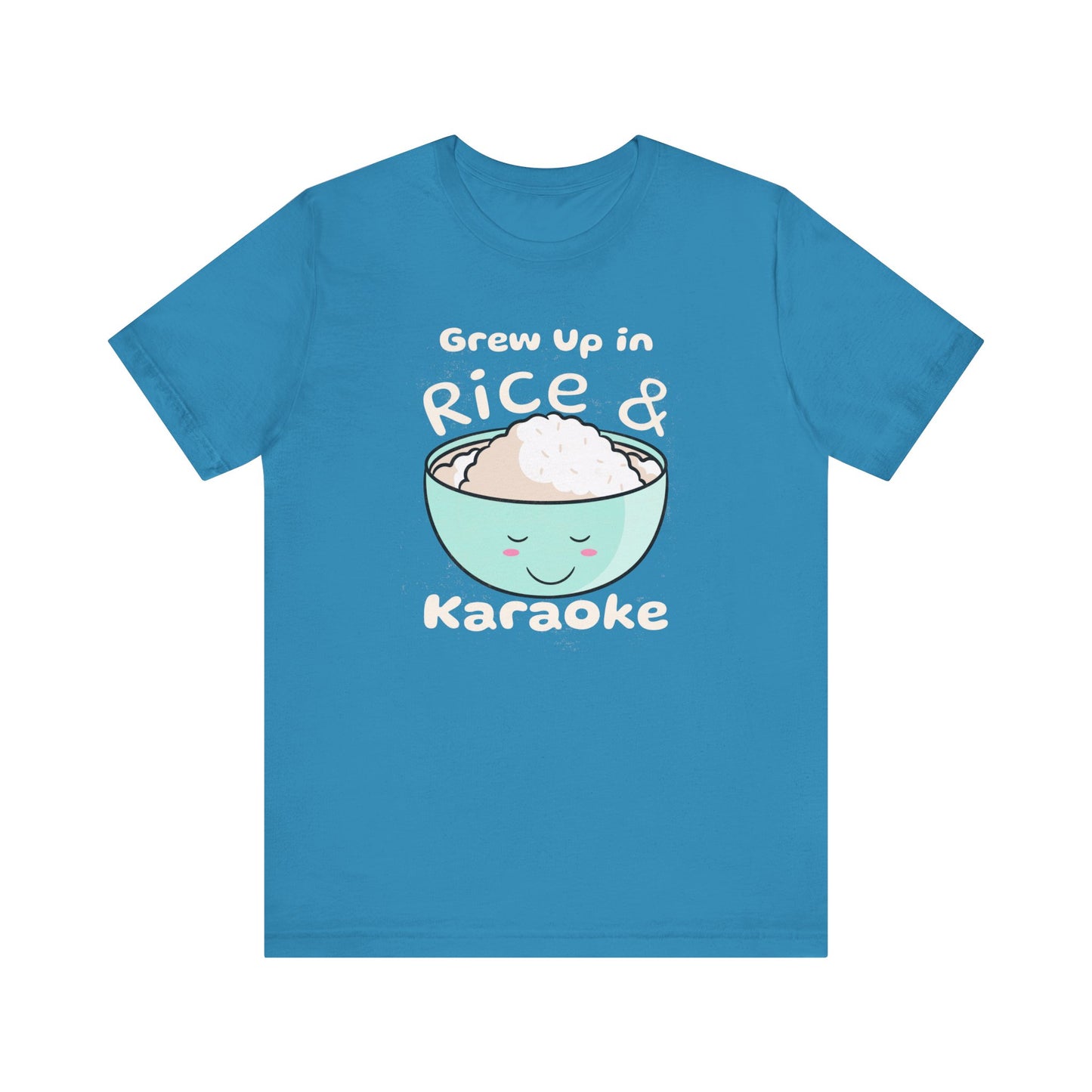 Grew Up in Rice and Karaoke Premium Soft Men's Tee