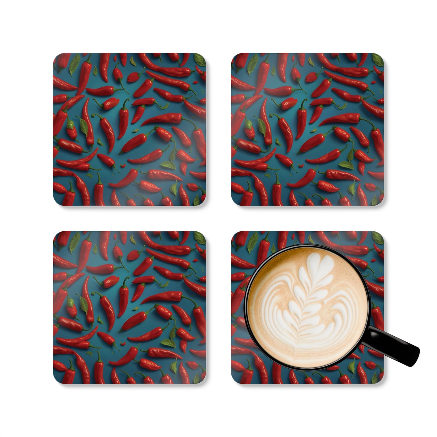 Bicol Pepper Coaster Set