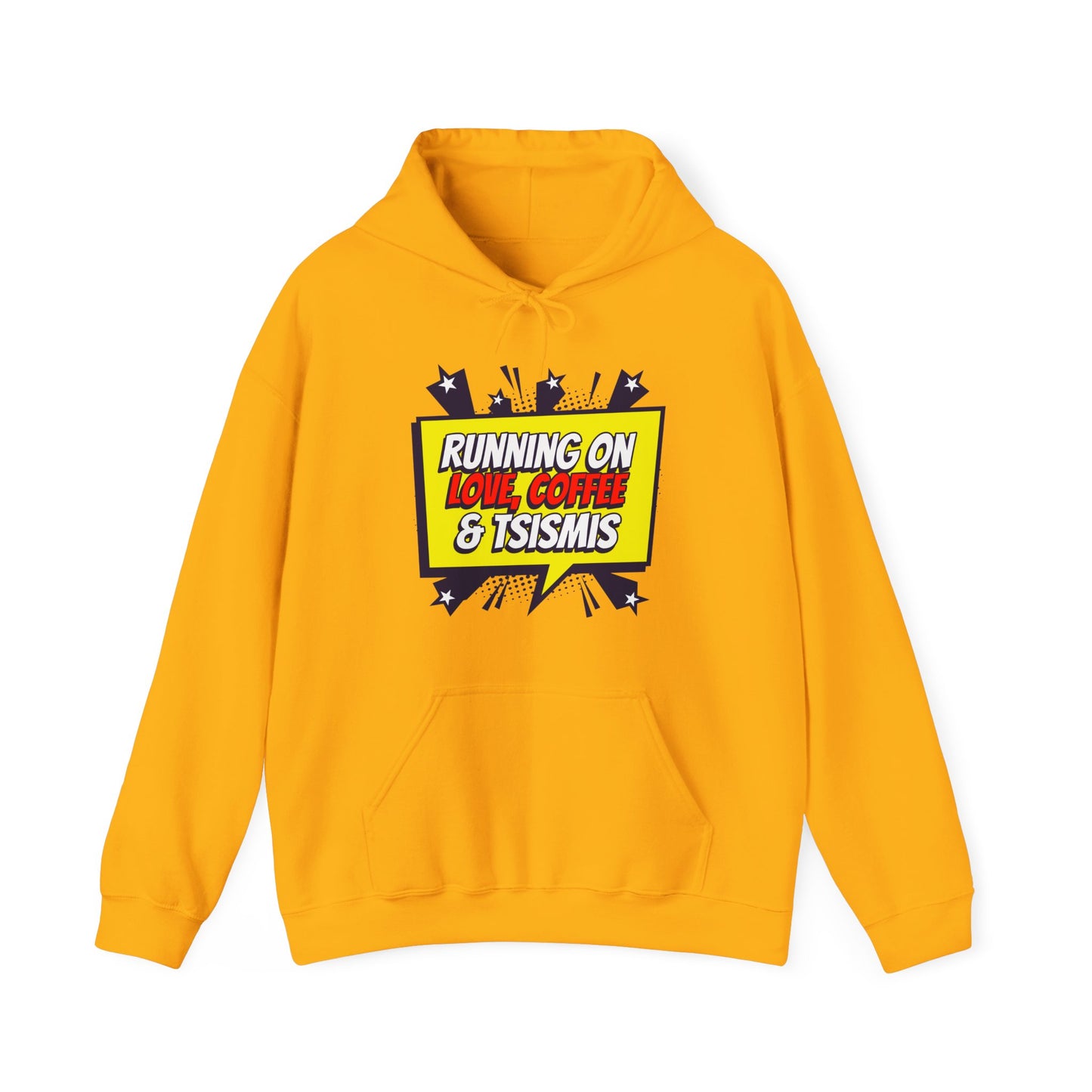 Running on Love, Coffee & Tsismis Hoodie